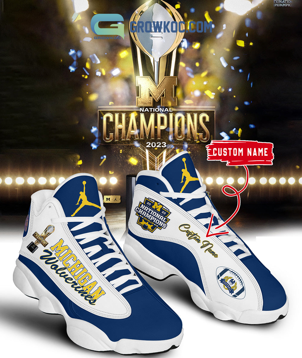 Personalized Michigan Wolverines JD13 Sneakers Shoes for Men & Women | Custom Fan Gift
