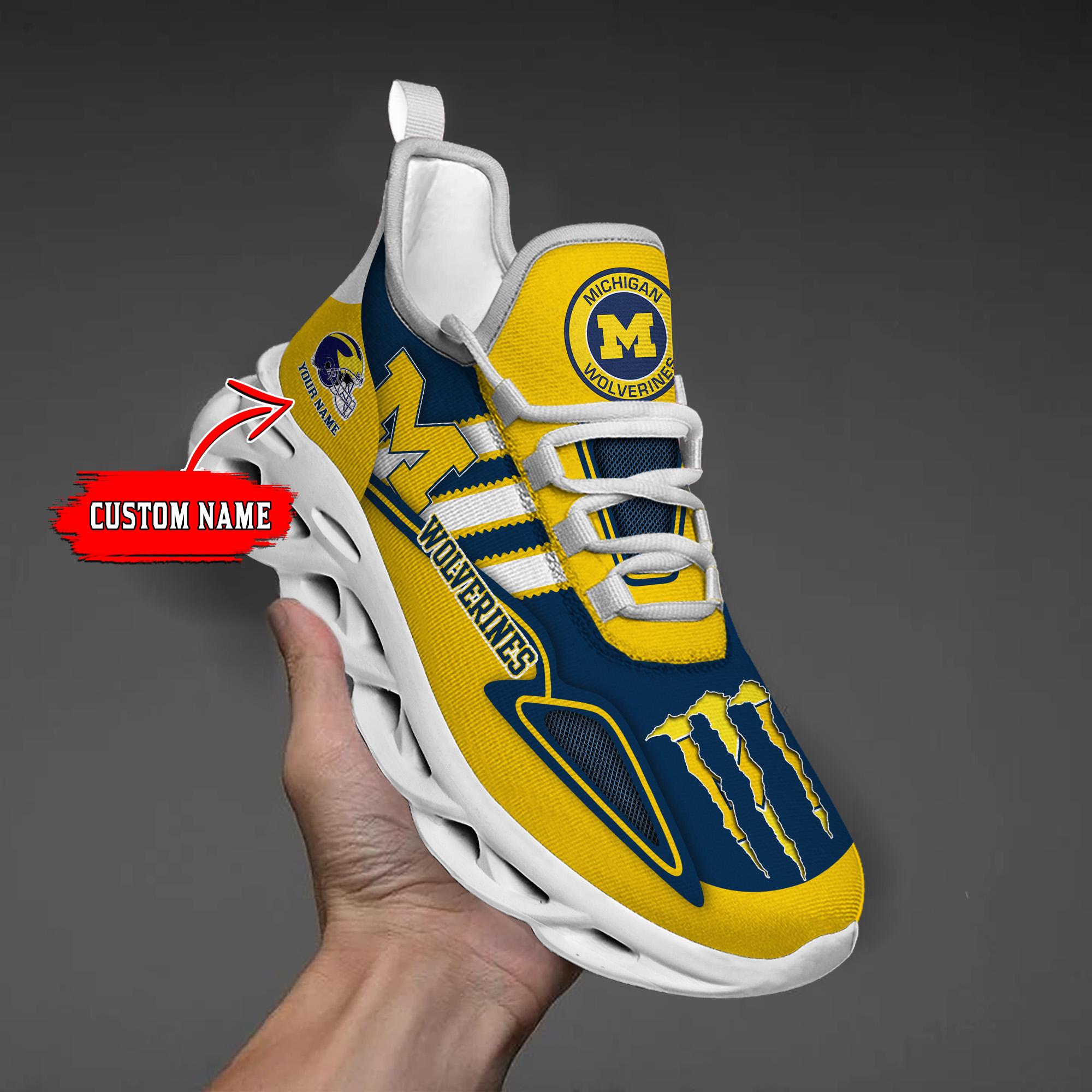 Personalized Michigan Wolverines Max Soul Shoes Sneakers for Men And Women – NCAA Fan Shoes, Team Sneakers
