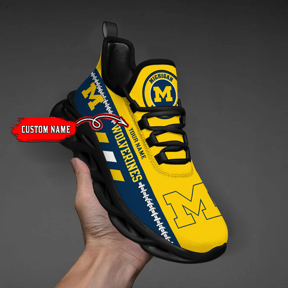 Personalized Michigan Wolverines Max Soul Shoes Sneakers for Men And Women – NCAA Fan Shoes, Team Sneakers - Image 6