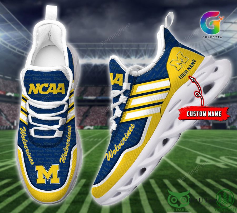 Personalized Michigan Wolverines Max Soul Shoes Sneakers for Men And Women – NCAA Fan Shoes, Team Sneakers