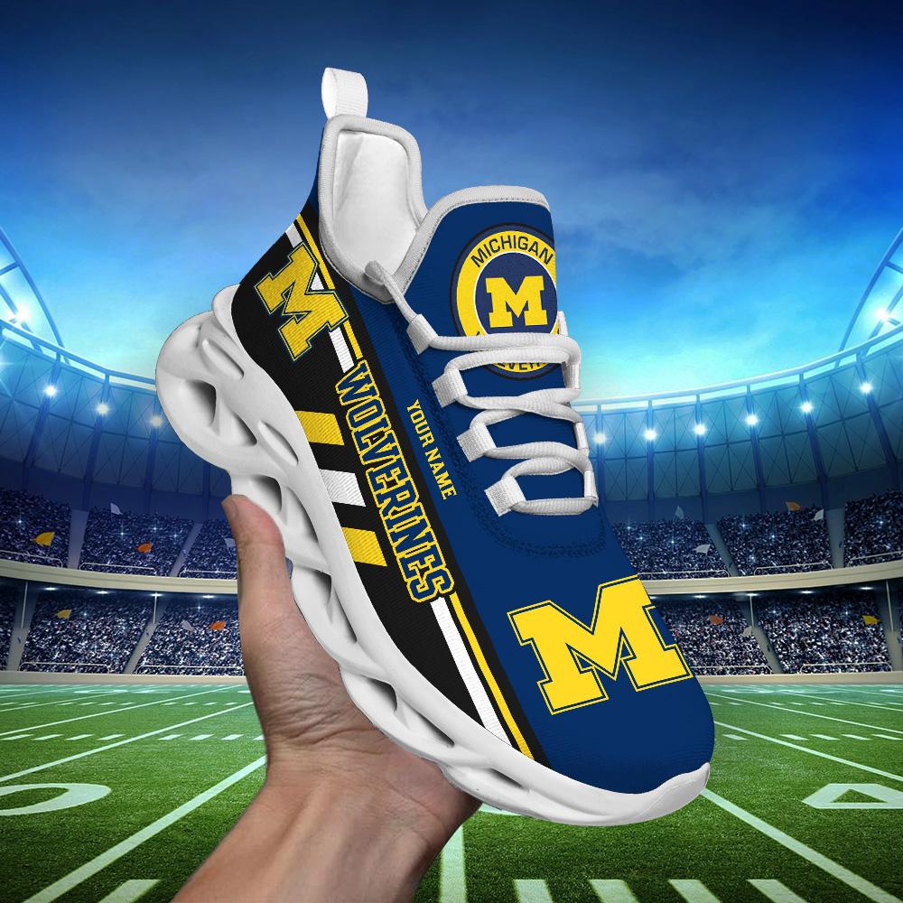 Personalized Michigan Wolverines Max Soul Shoes Sneakers for Men And Women – NCAA Fan Shoes, Team Sneakers