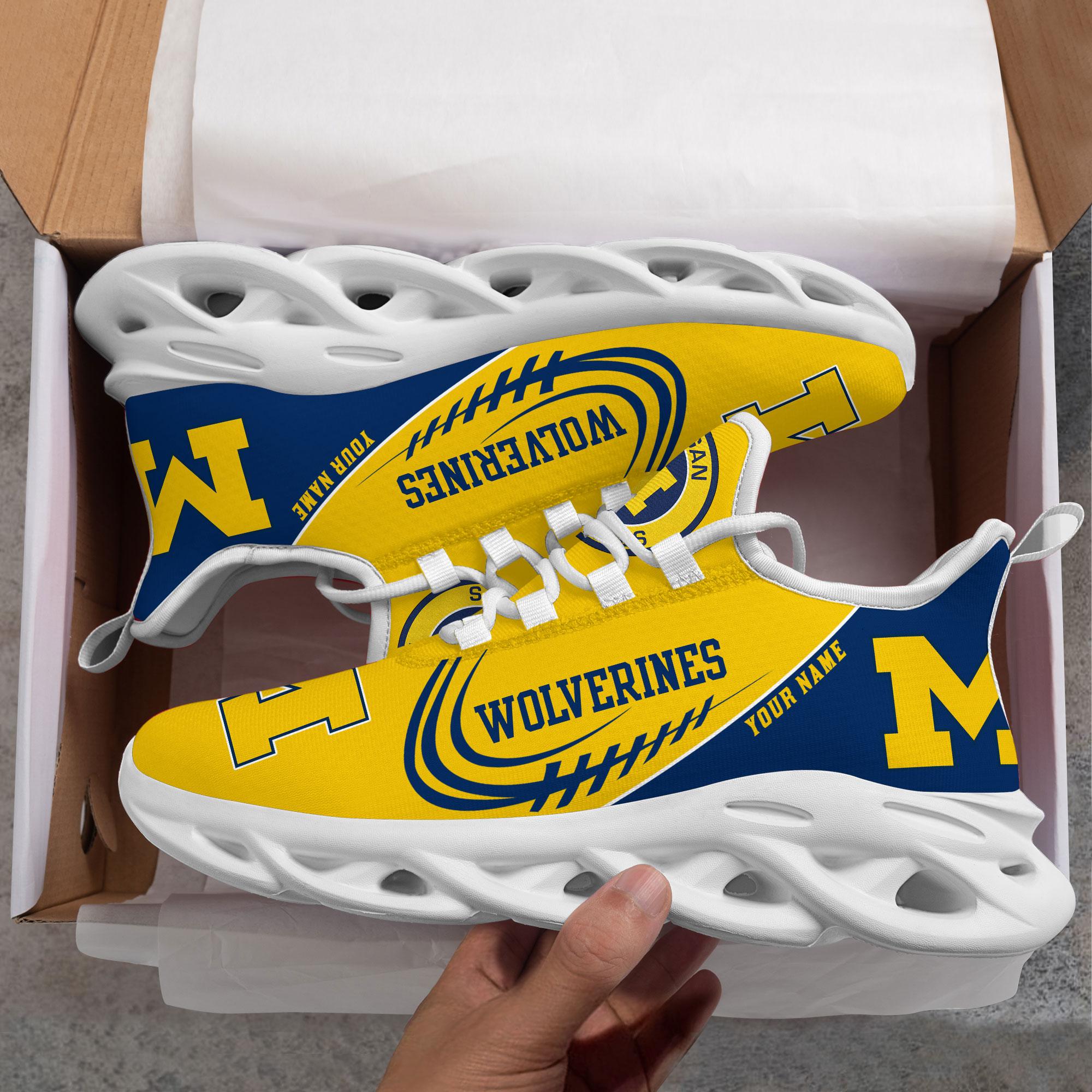 Personalized Michigan Wolverines Max Soul Shoes Sneakers for Men And Women – NCAA Fan Shoes, Team Sneakers - Image 6