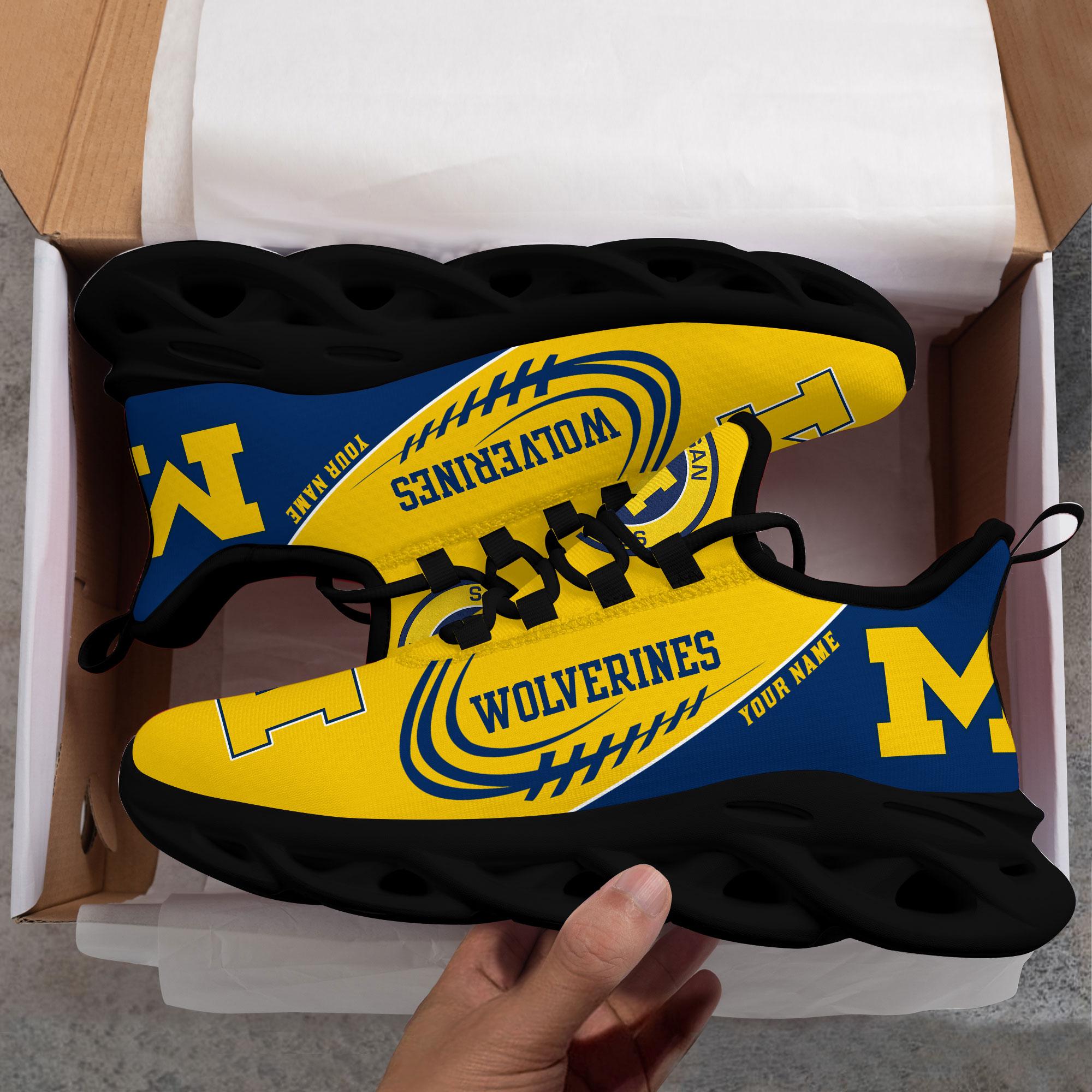 Personalized Michigan Wolverines Max Soul Shoes Sneakers for Men And Women – NCAA Fan Shoes, Team Sneakers - Image 5