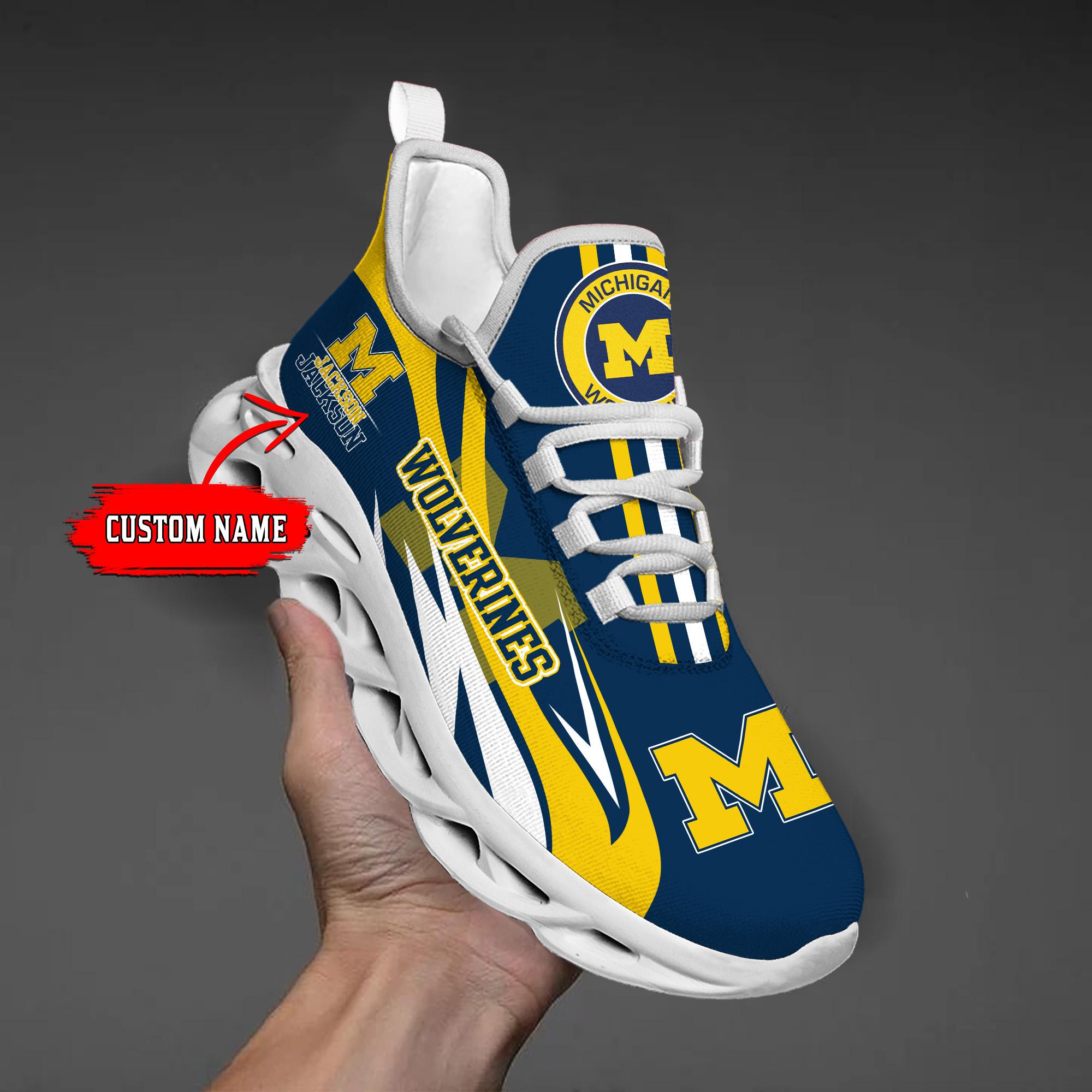 Personalized Michigan Wolverines Max Soul Shoes Sneakers for Men And Women – NCAA Fan Shoes, Team Sneakers