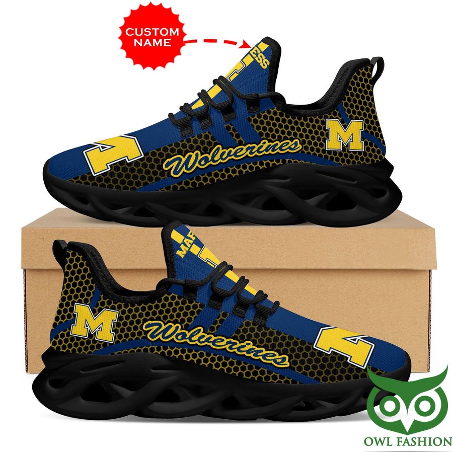 Personalized Michigan Wolverines Max Soul Shoes Sneakers for Men And Women – NCAA Fan Shoes, Team Sneakers