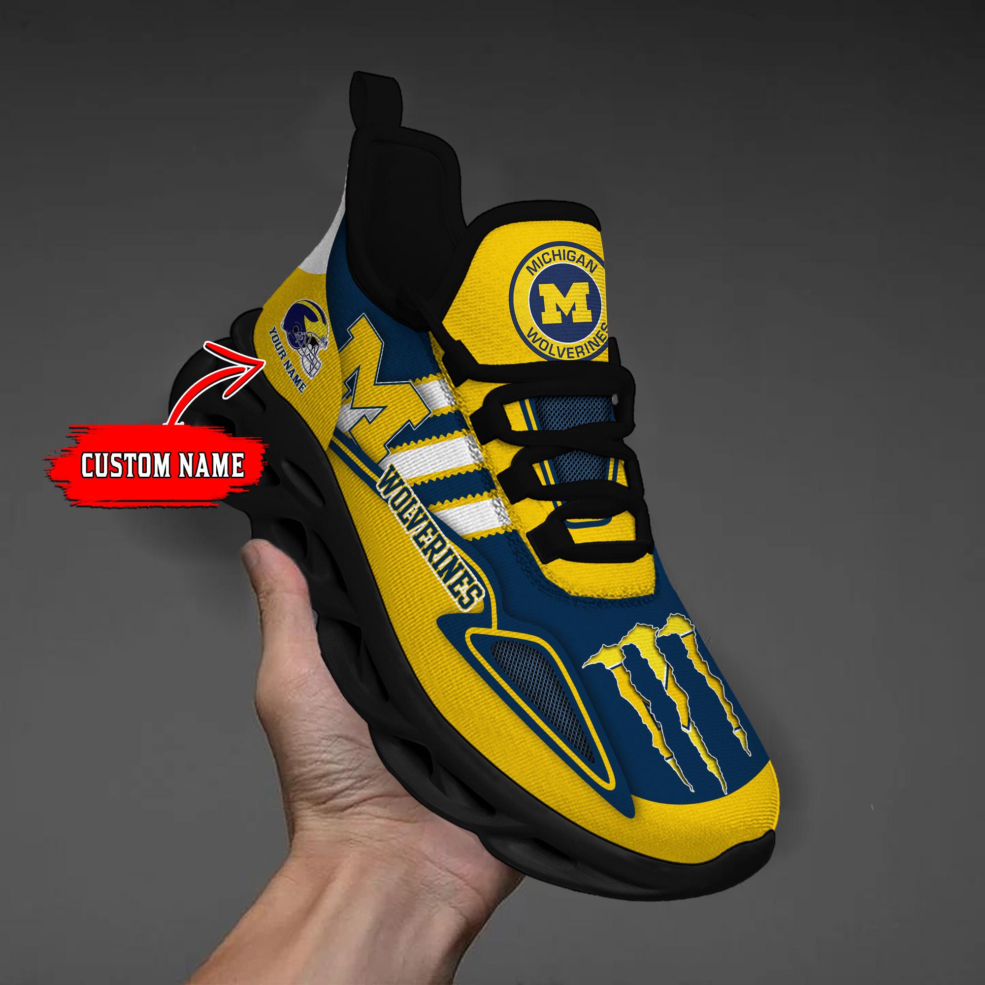 Personalized Michigan Wolverines Max Soul Shoes Sneakers for Men And Women – NCAA Fan Shoes, Team Sneakers - Image 7