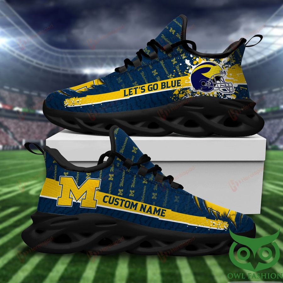 Personalized Michigan Wolverines Max Soul Shoes Sneakers for Men And Women – NCAA Fan Shoes, Team Sneakers - Image 4