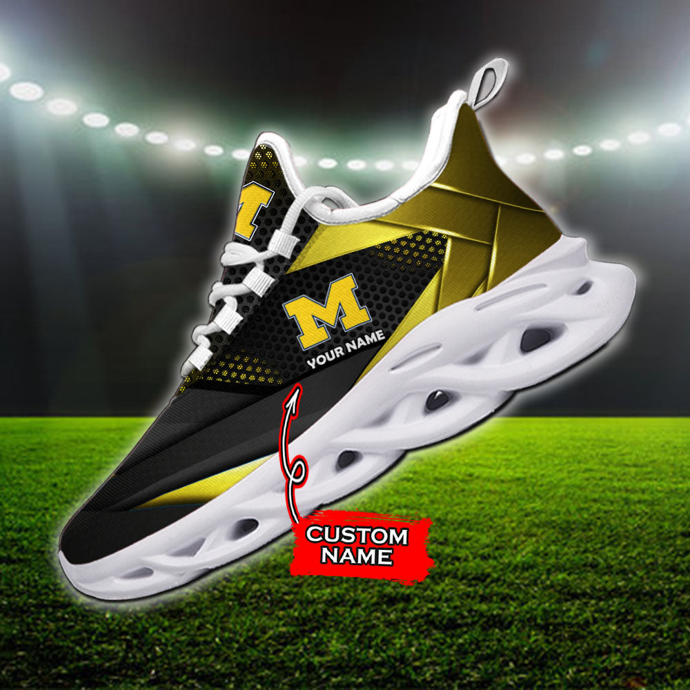 Personalized Michigan Wolverines NCAA Max Soul Shoes Sneakers for Men And Women – NCAA Fan Shoes, Team Sneakers
