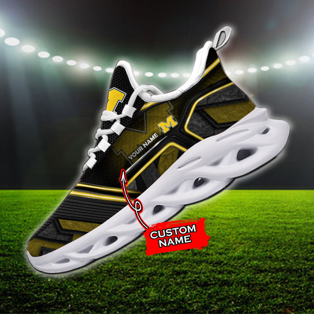 Personalized Michigan Wolverines NCAA Max Soul Shoes Sneakers for Men And Women – NCAA Fan Shoes, Team Sneakers