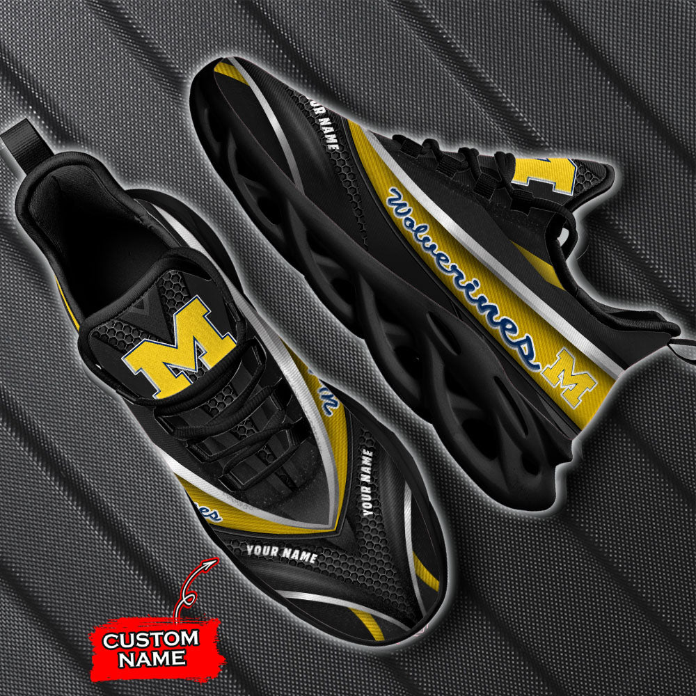 Personalized Michigan Wolverines NCAA Max Soul Shoes Sneakers for Men And Women – NCAA Fan Shoes, Team Sneakers - Image 6
