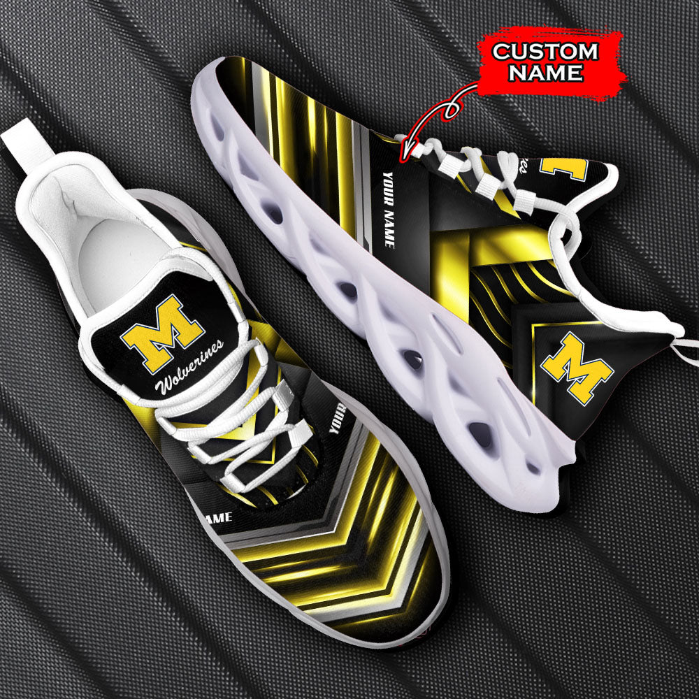 Personalized Michigan Wolverines NCAA Max Soul Shoes Sneakers for Men And Women – NCAA Fan Shoes, Team Sneakers - Image 6