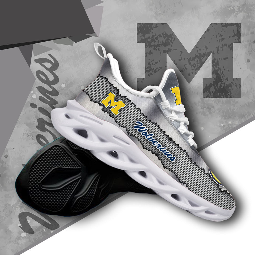 Personalized Michigan Wolverines NCAA Max Soul Shoes Sneakers for Men And Women – NCAA Fan Shoes, Team Sneakers - Image 3