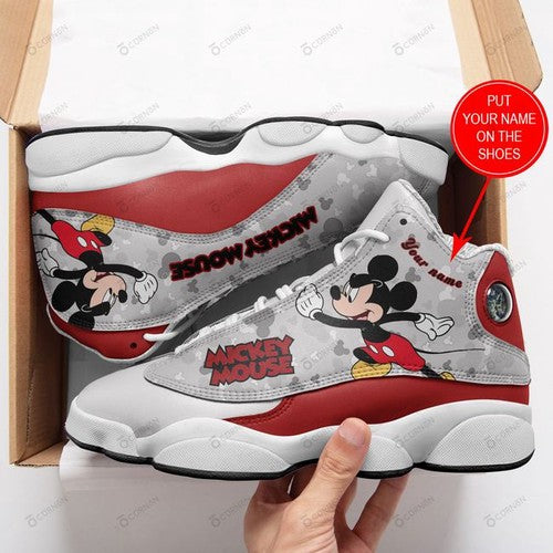 Personalized Mickey Mouse JD13 Sneakers Shoes for Men & Women | Personalized Gift for Style Lovers