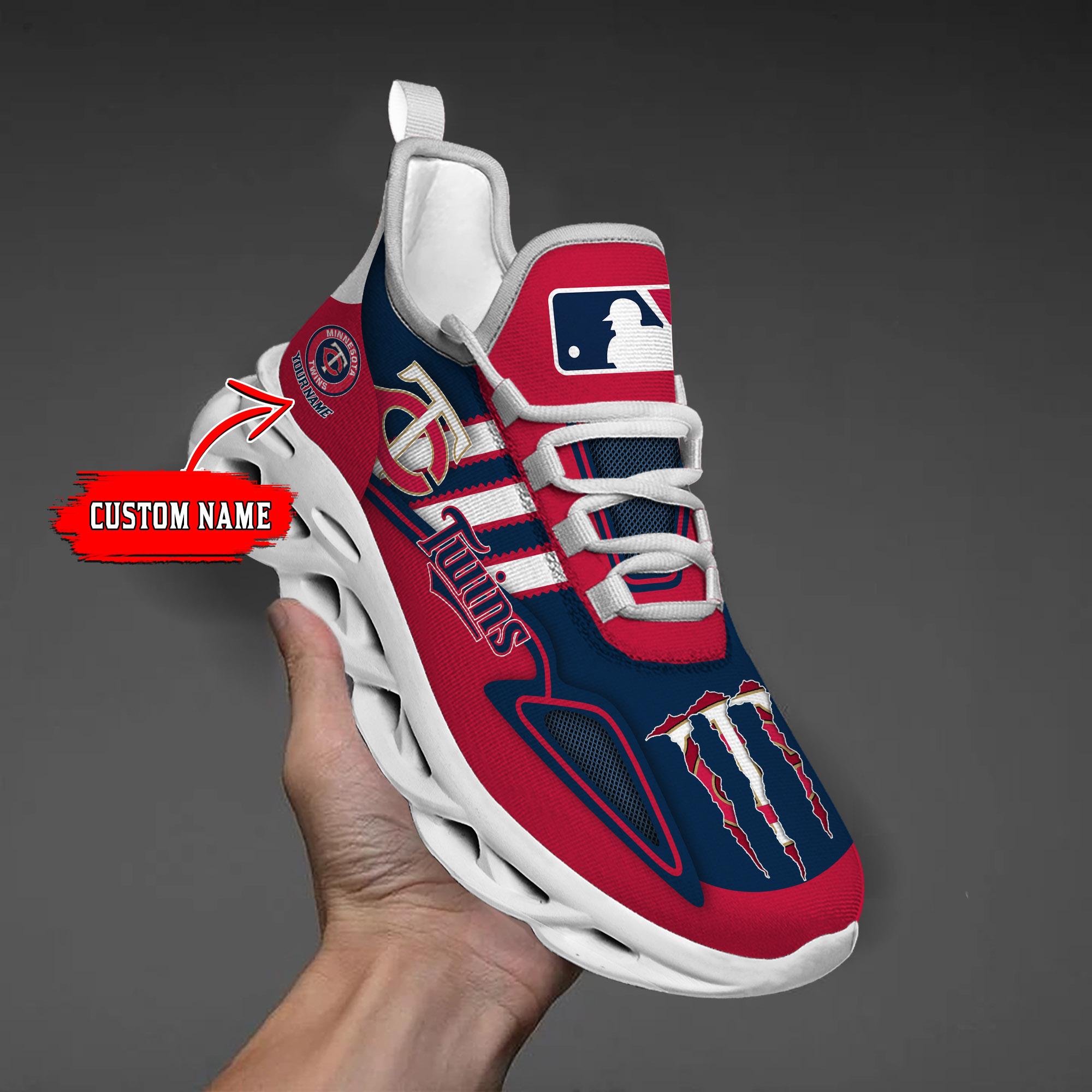 Personalized Minnesota Twins Max Soul Shoes Sneakers for Men And Women – MLB Baseball Fan Shoes, Team Sneakers