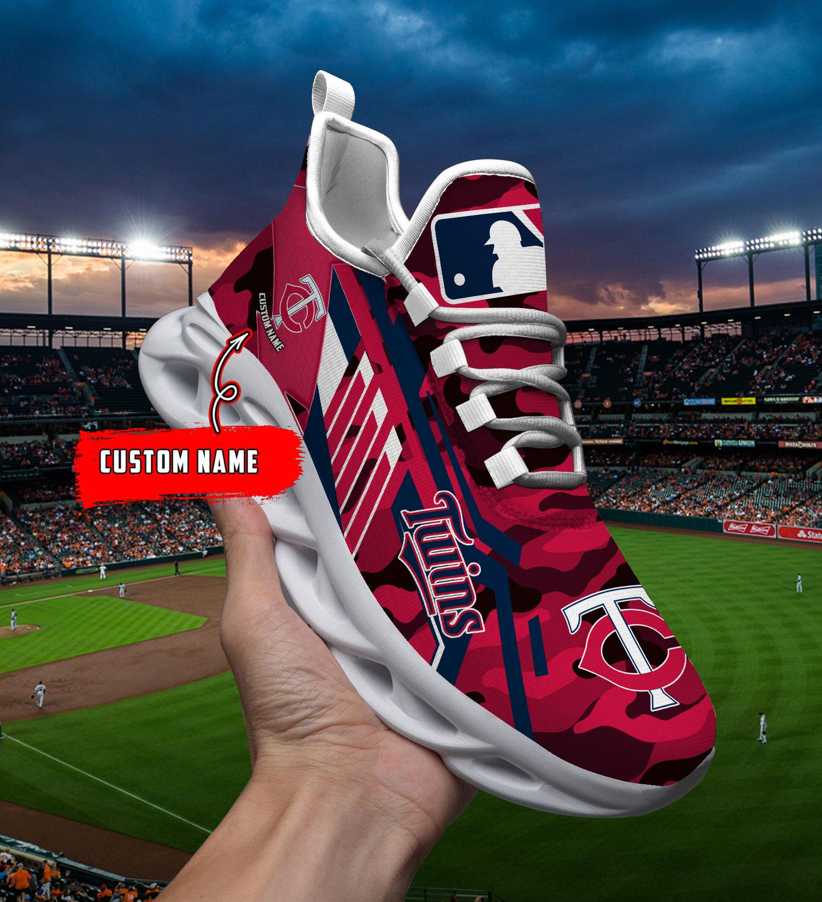 Personalized Minnesota Twins Max Soul Shoes Sneakers for Men And Women – MLB Baseball Fan Shoes, Team Sneakers