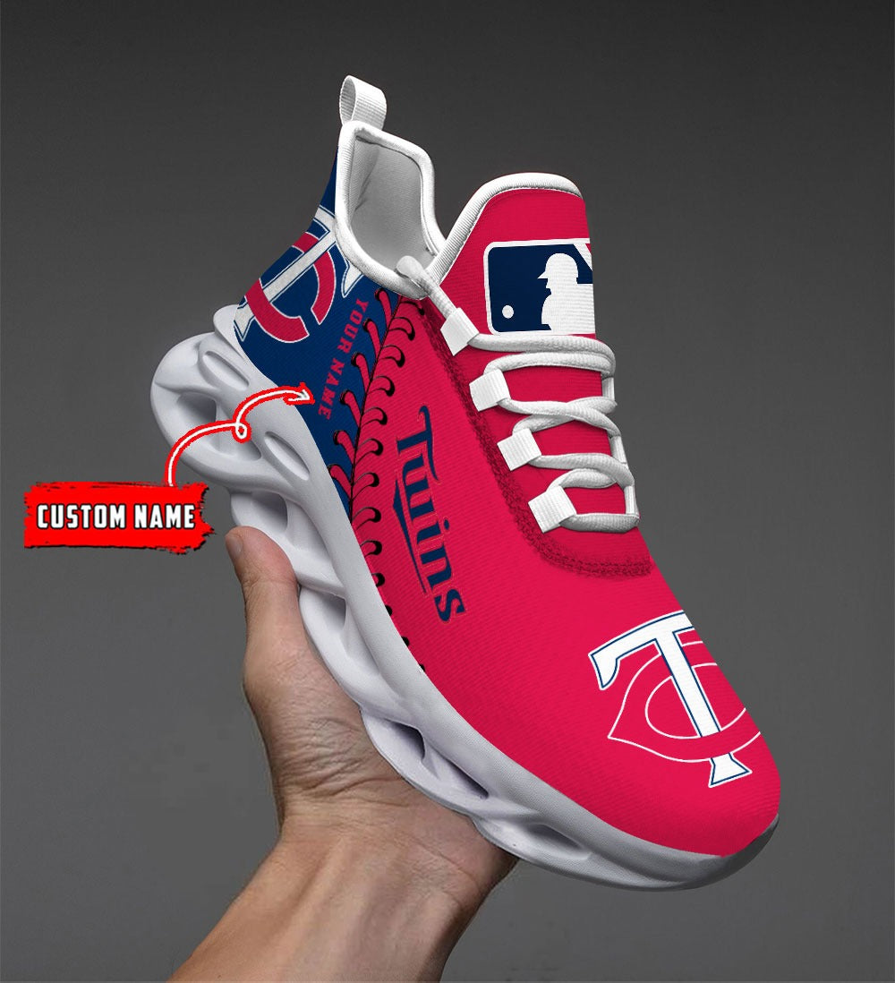 Personalized Minnesota Twins MLB Max Soul Shoes Sneakers for Men And Women – MLB Baseball Fan Shoes, Team Sneakers
