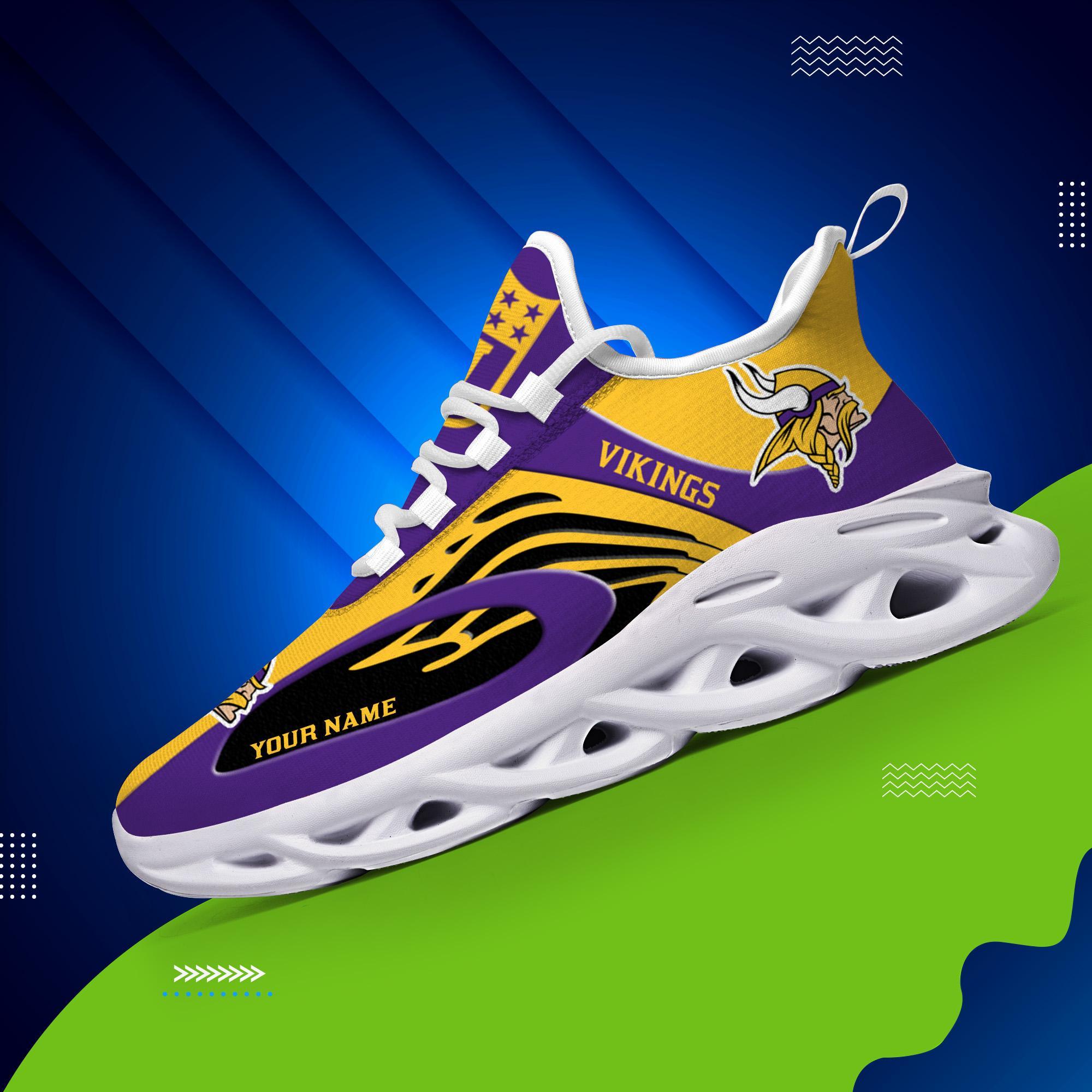 Personalized Minnesota Vikings Max Soul Shoes Sneakers for Men And Women – NFL Football Fan Shoes, Team Sneakers - Image 7