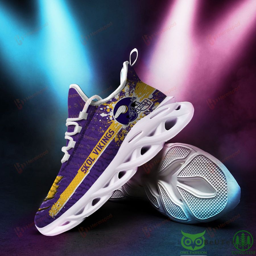 Personalized Minnesota Vikings Max Soul Shoes Sneakers for Men And Women – NFL Football Fan Shoes, Team Sneakers - Image 3