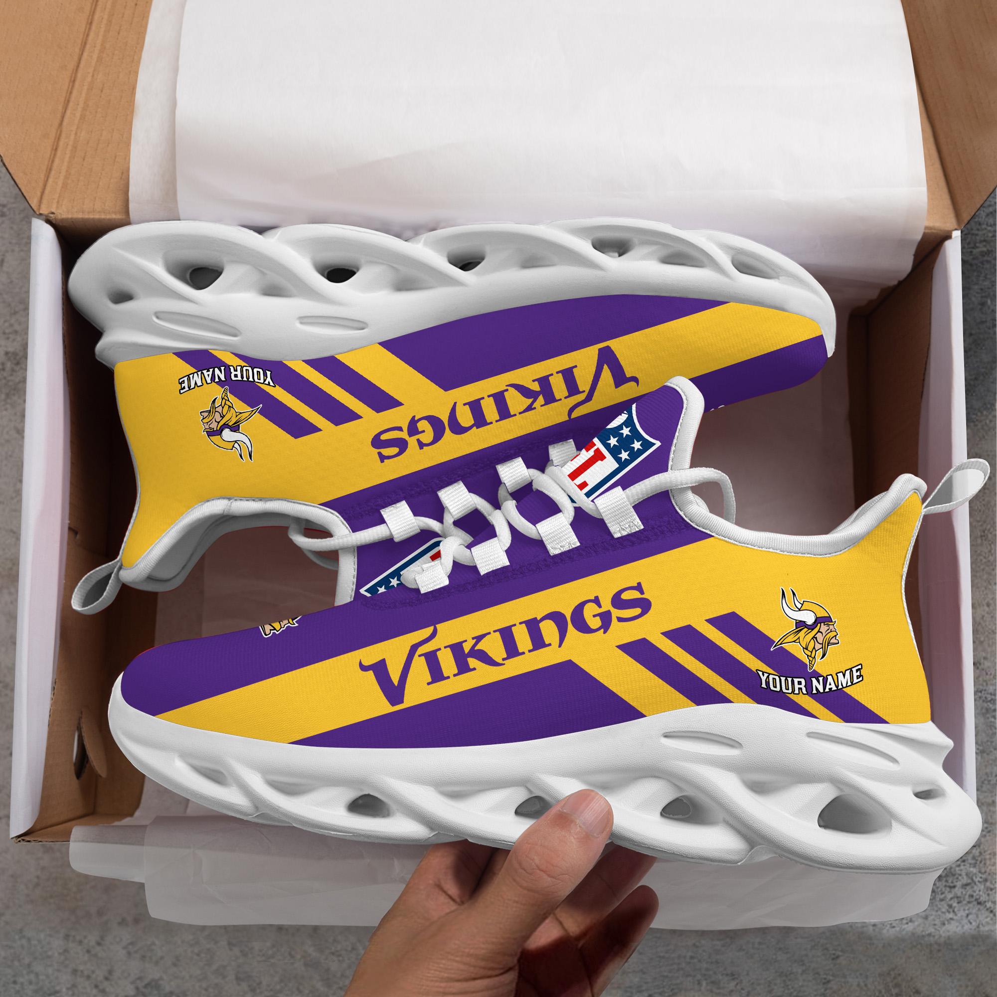 Personalized Minnesota Vikings Max Soul Shoes Sneakers for Men And Women – NFL Football Fan Shoes, Team Sneakers - Image 9