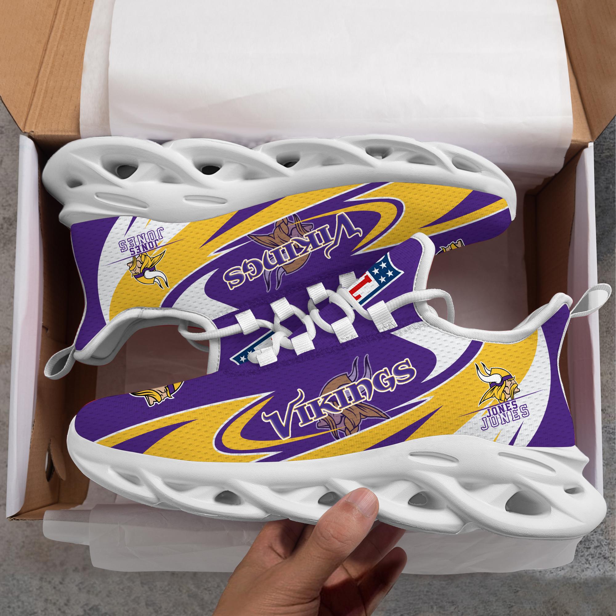 Personalized Minnesota Vikings Max Soul Shoes Sneakers for Men And Women – NFL Football Fan Shoes, Team Sneakers - Image 5