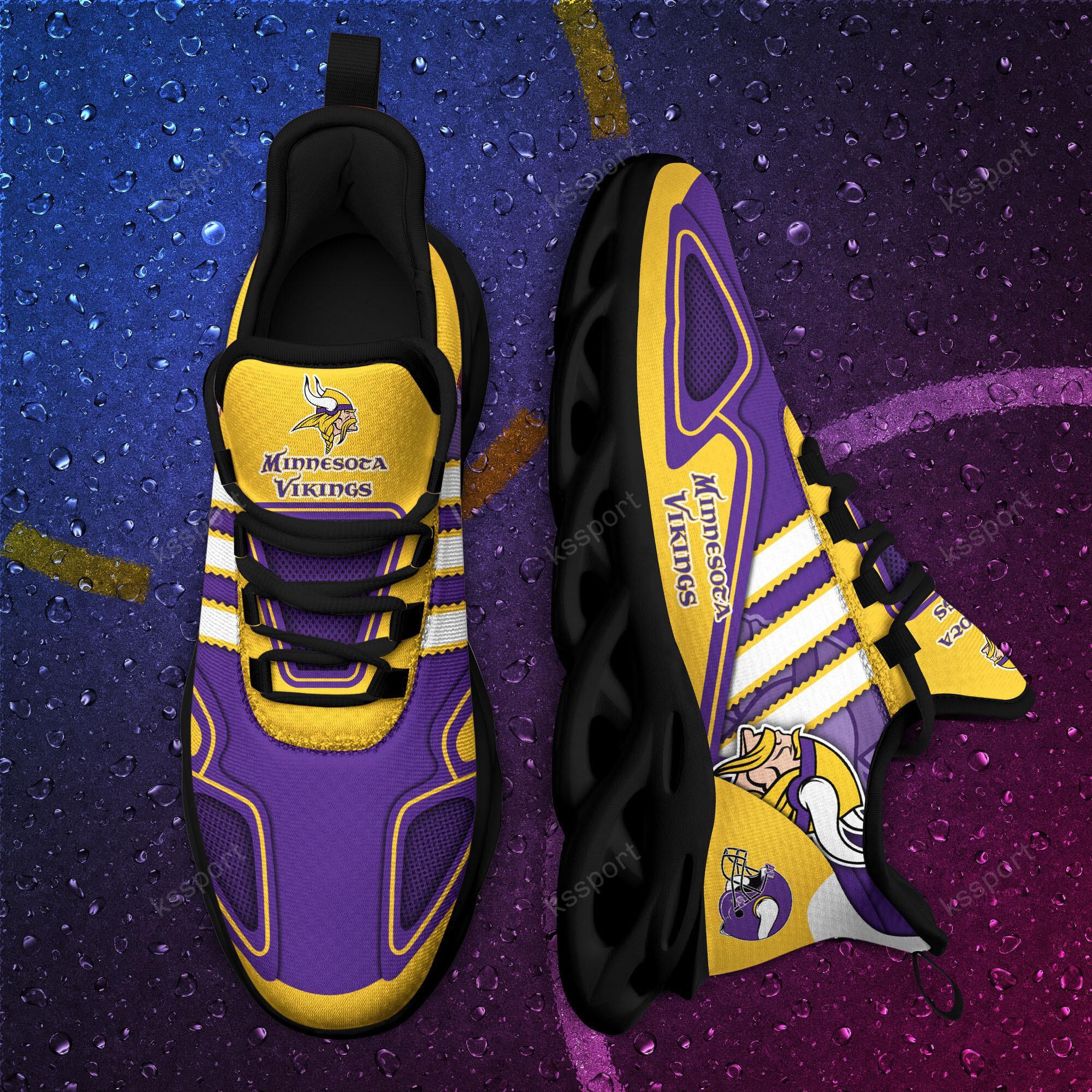 Personalized Minnesota Vikings Max Soul Shoes Sneakers for Men And Women – NFL Football Fan Shoes, Team Sneakers - Image 7
