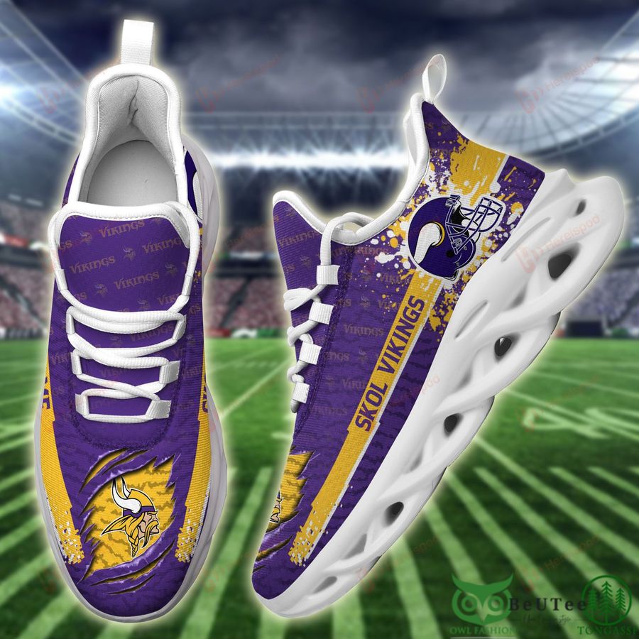 Personalized Minnesota Vikings Max Soul Shoes Sneakers for Men And Women – NFL Football Fan Shoes, Team Sneakers