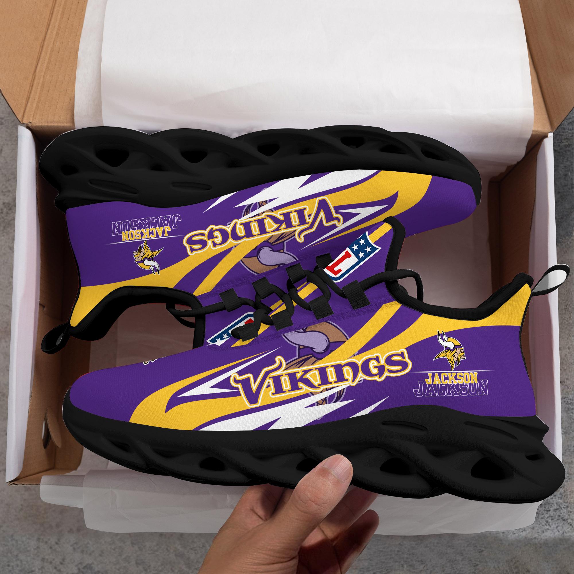 Personalized Minnesota Vikings Max Soul Shoes Sneakers for Men And Women – NFL Football Fan Shoes, Team Sneakers - Image 7