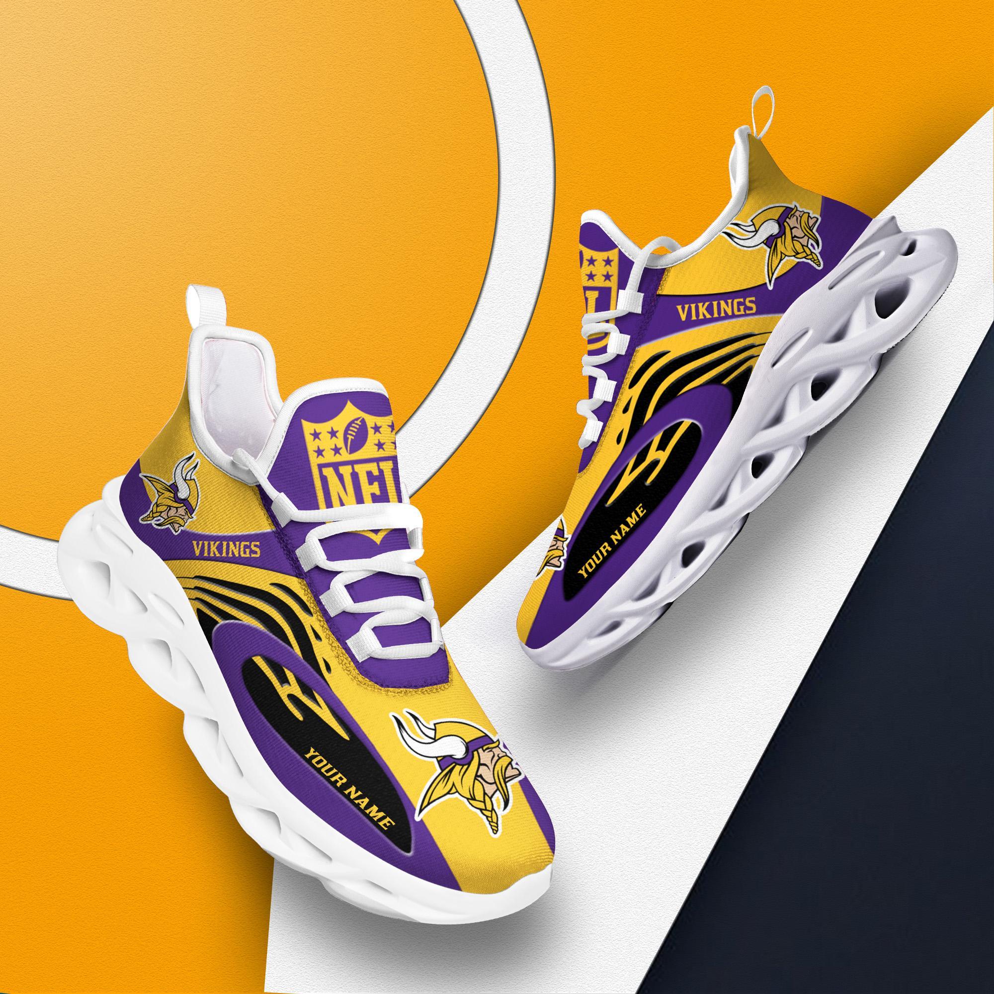 Personalized Minnesota Vikings Max Soul Shoes Sneakers for Men And Women – NFL Football Fan Shoes, Team Sneakers - Image 5