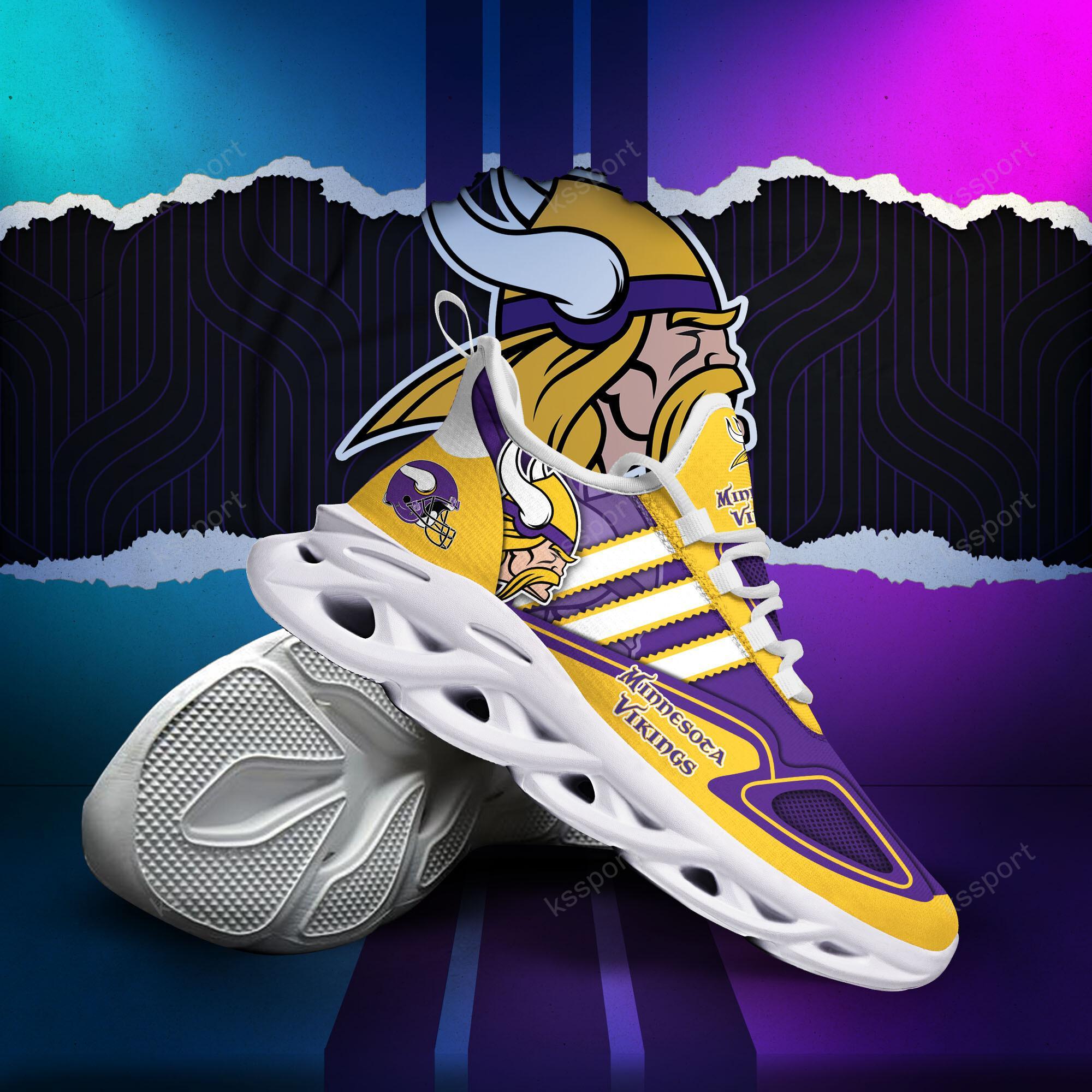 Personalized Minnesota Vikings Max Soul Shoes Sneakers for Men And Women – NFL Football Fan Shoes, Team Sneakers - Image 5