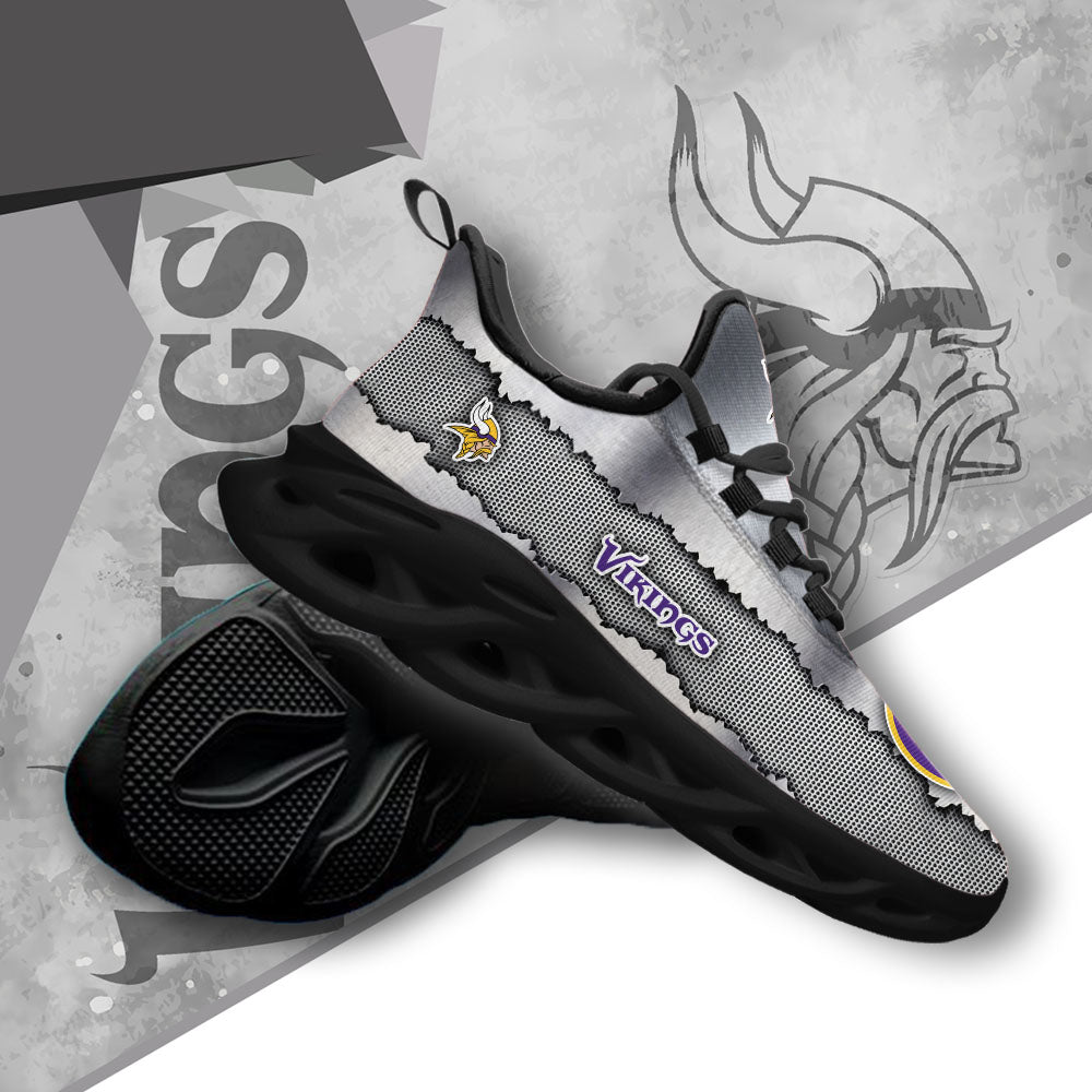 Personalized Minnesota Vikings NFL Max Soul Shoes Sneakers for Men And Women – NFL Football Fan Shoes, Team Sneakers - Image 4