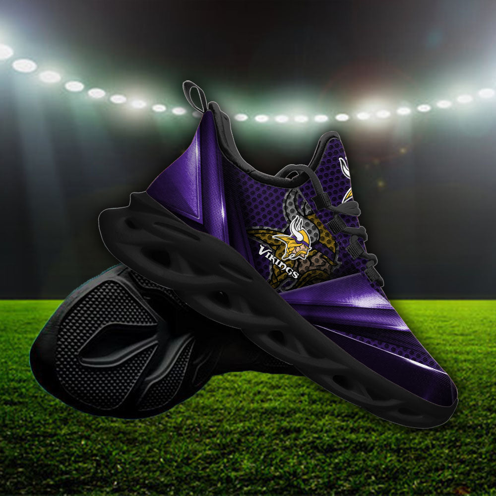 Personalized Minnesota Vikings NFL Max Soul Shoes Sneakers for Men And Women – NFL Football Fan Shoes, Team Sneakers - Image 4