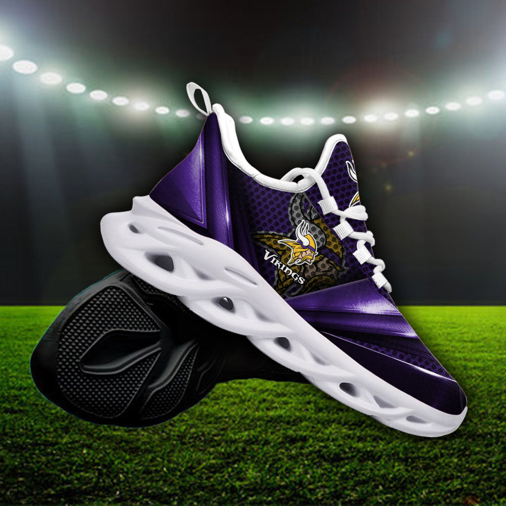 Personalized Minnesota Vikings NFL Max Soul Shoes Sneakers for Men And Women – NFL Football Fan Shoes, Team Sneakers - Image 3