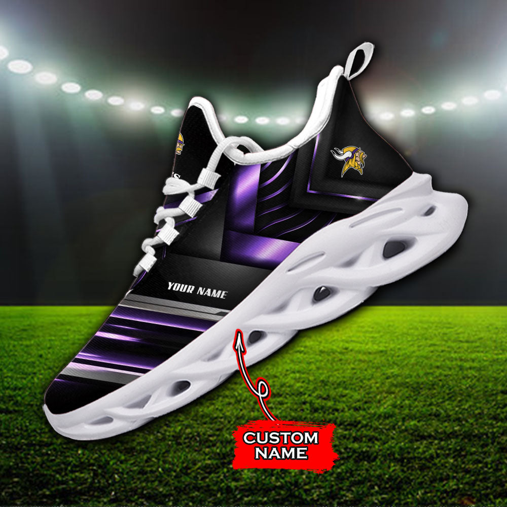 Personalized Minnesota Vikings NFL Max Soul Shoes Sneakers for Men And Women – NFL Football Fan Shoes, Team Sneakers