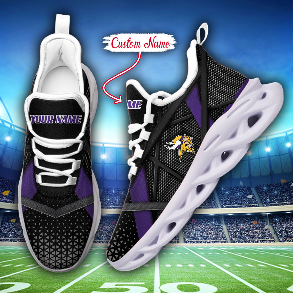 Personalized Minnesota Vikings NFL Max Soul Shoes Sneakers for Men And Women – NFL Football Fan Shoes, Team Sneakers