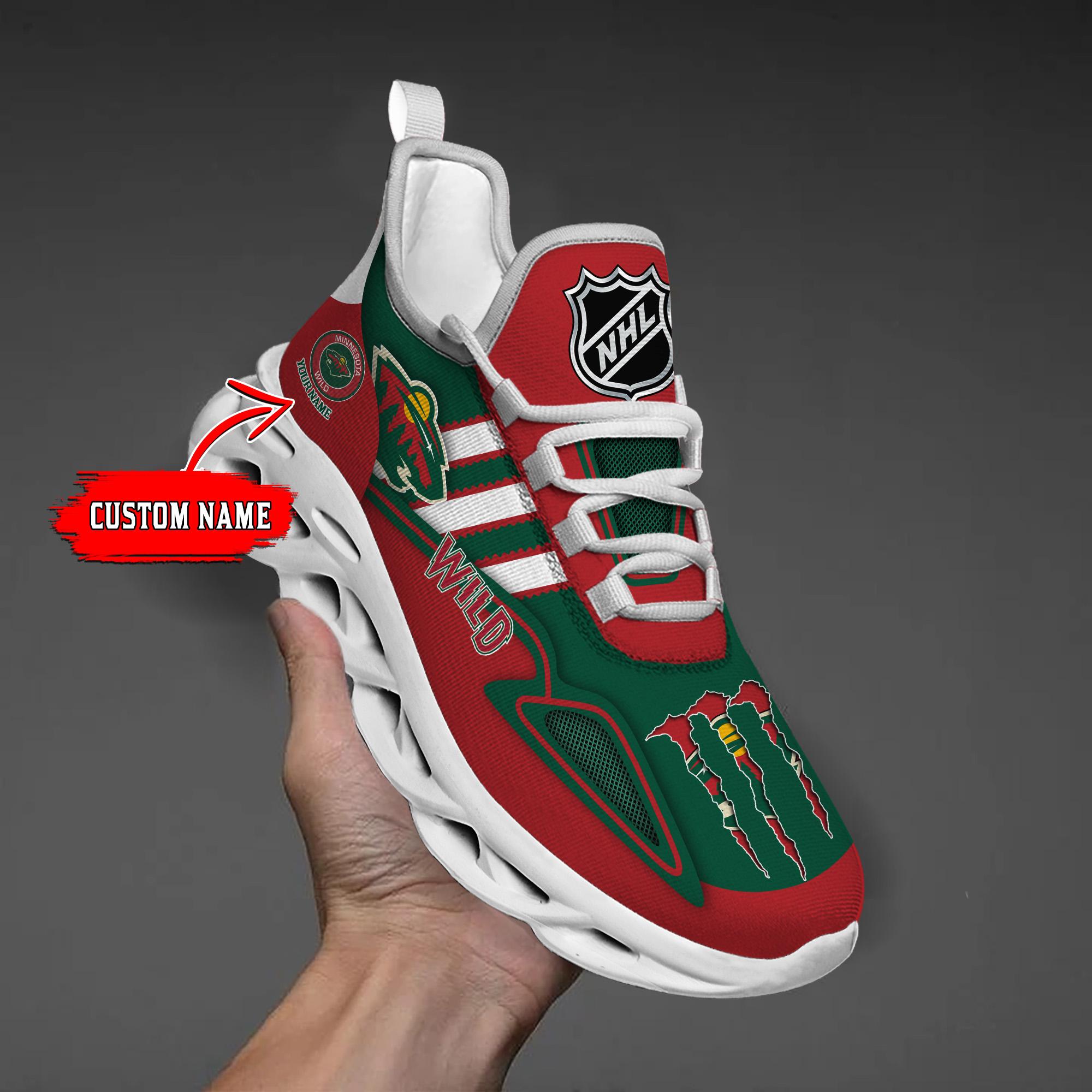 Personalized Minnesota Wild Max Soul Shoes Sneakers for Men And Women – NHL Hockey Fan Shoes, Team Sneakers