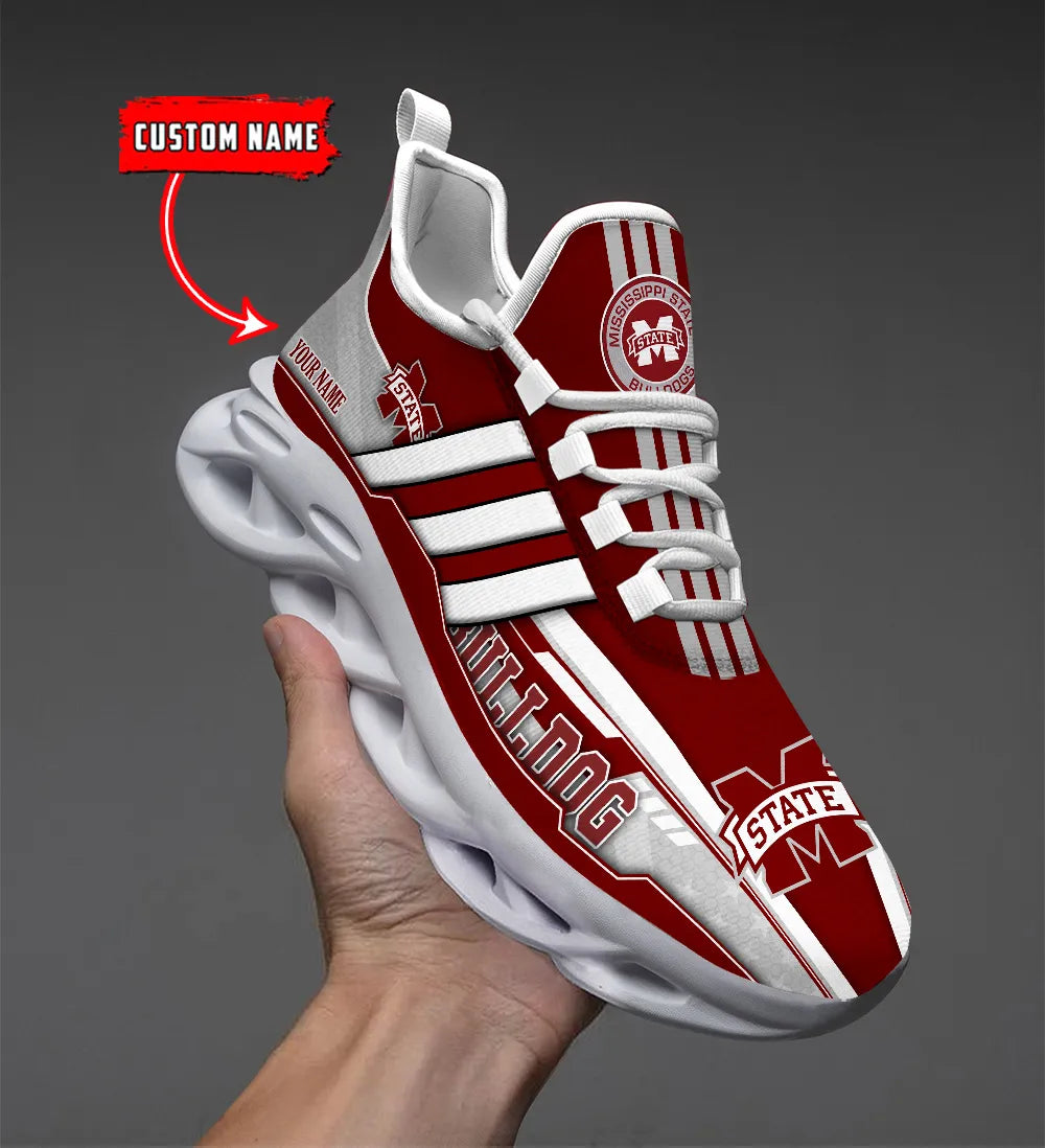 Personalized Mississippi State Bulldogs Max Soul Shoes Sneakers for Men And Women – NCAA Fan Shoes, Team Sneakers