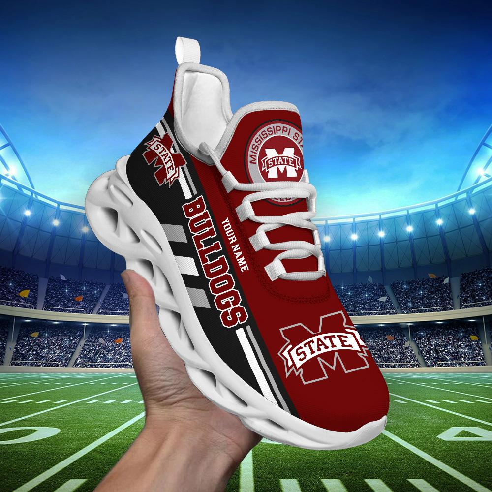 Personalized Mississippi State Bulldogs Max Soul Shoes Sneakers for Men And Women – NCAA Fan Shoes, Team Sneakers