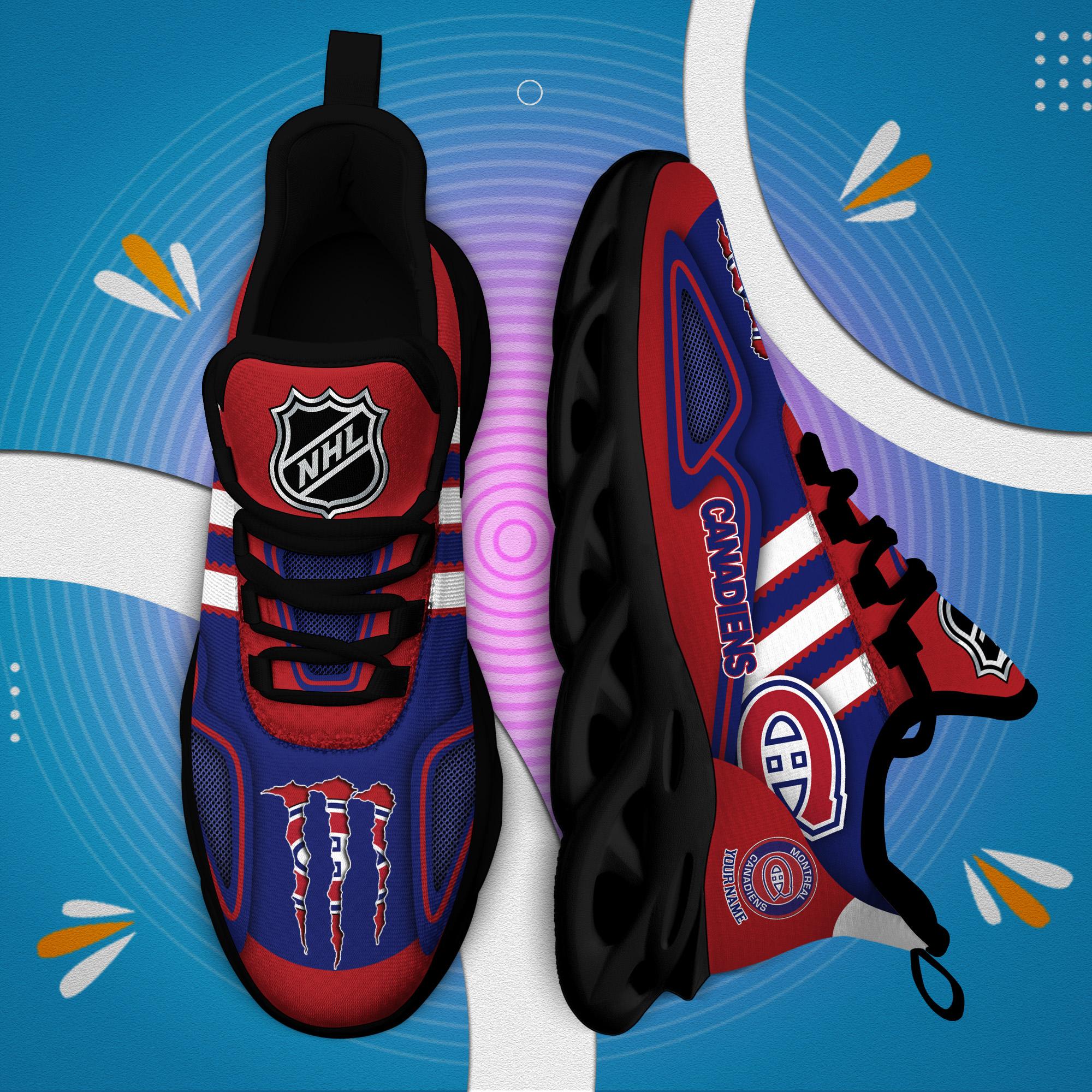 Personalized Montreal Canadiens Max Soul Shoes Sneakers for Men And Women – NHL Hockey Fan Shoes, Team Sneakers - Image 5