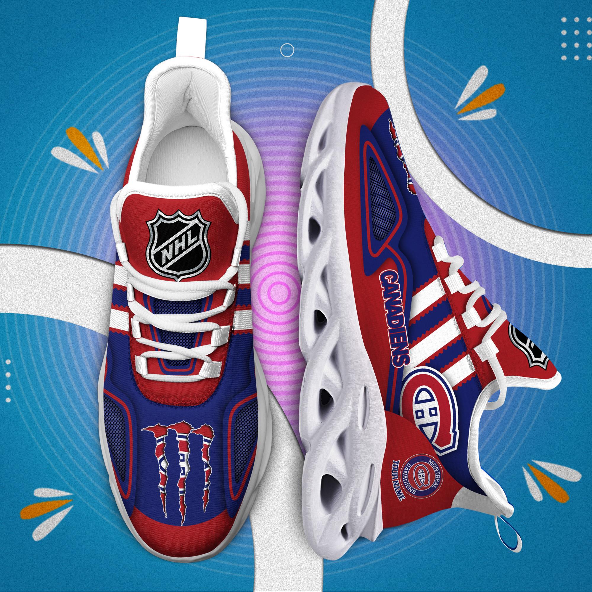 Personalized Montreal Canadiens Max Soul Shoes Sneakers for Men And Women – NHL Hockey Fan Shoes, Team Sneakers - Image 6