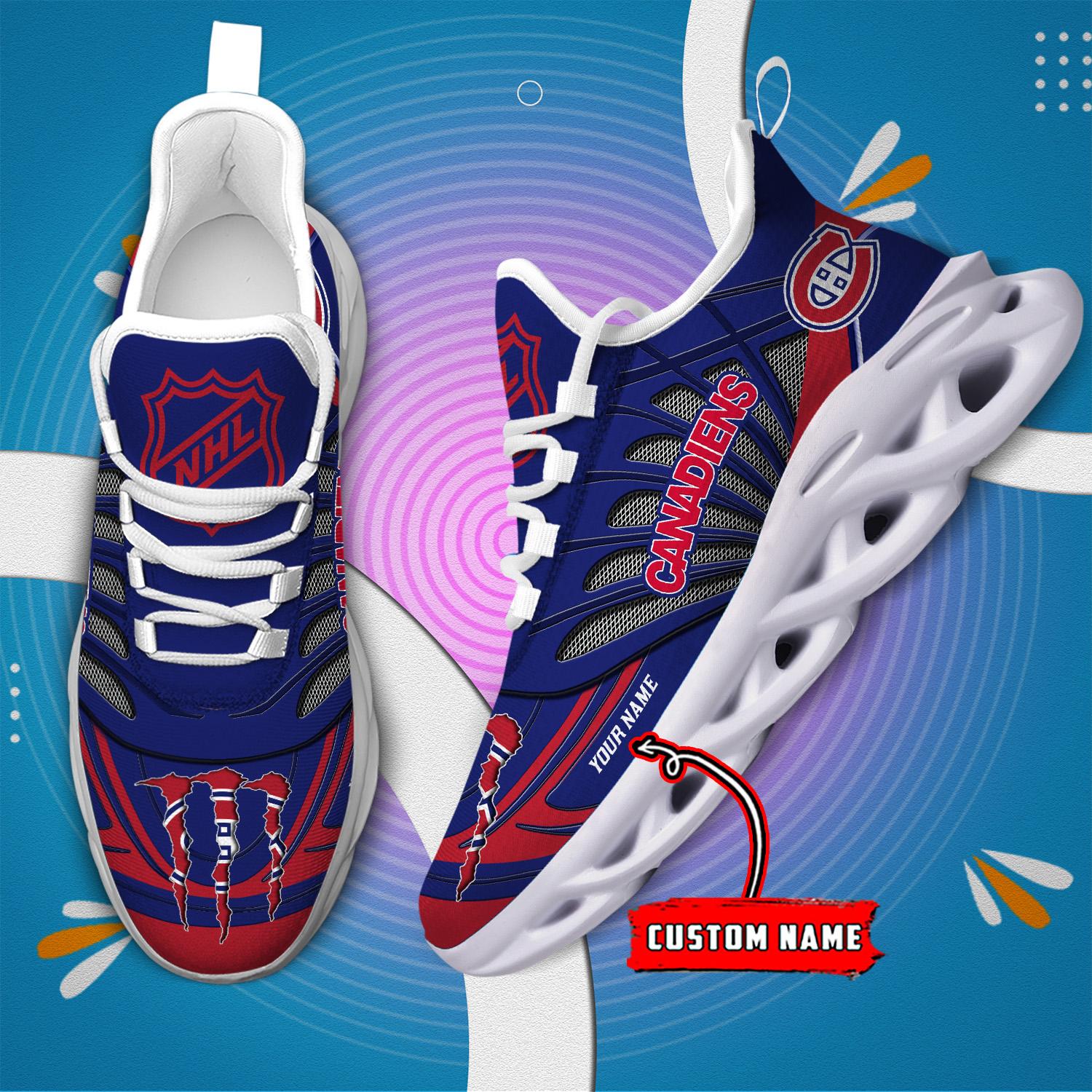 Personalized Montreal Canadiens Max Soul Shoes Sneakers for Men And Women – NHL Hockey Fan Shoes, Team Sneakers - Image 7