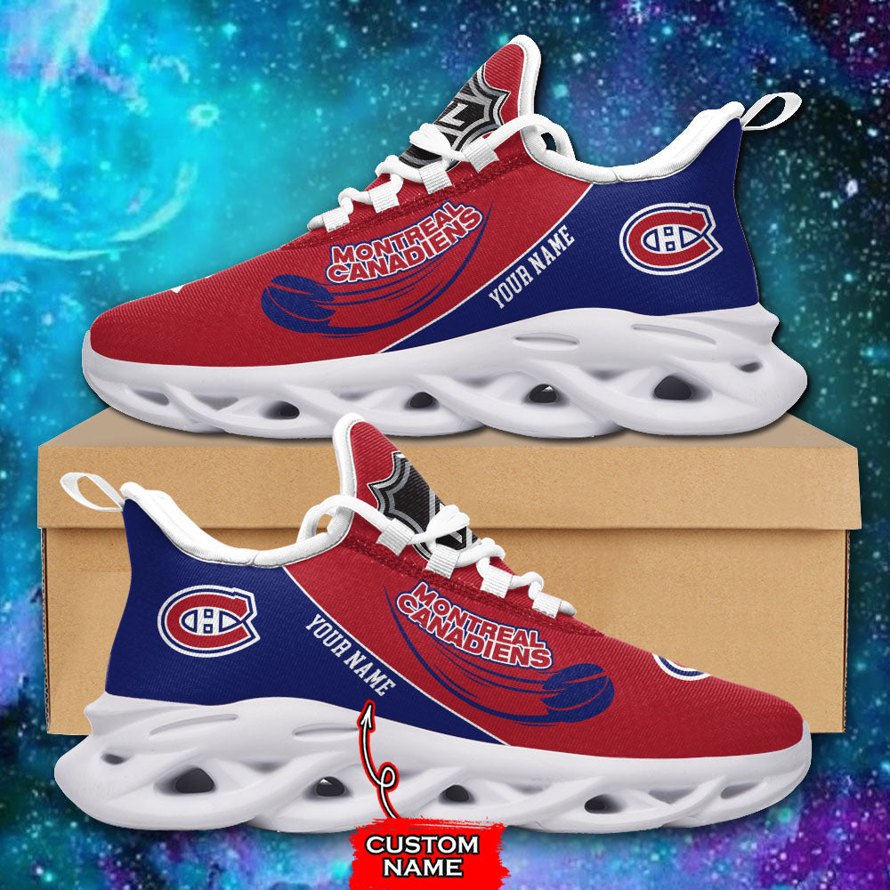 Personalized Montreal Canadiens NHL Max Soul Shoes Sneakers for Men And Women – NHL Hockey Fan Shoes, Team Sneakers - Image 3