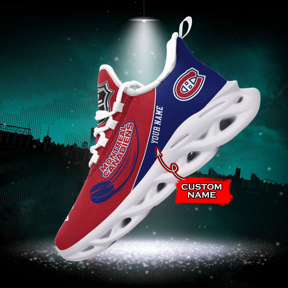 Personalized Montreal Canadiens NHL Max Soul Shoes Sneakers for Men And Women – NHL Hockey Fan Shoes, Team Sneakers