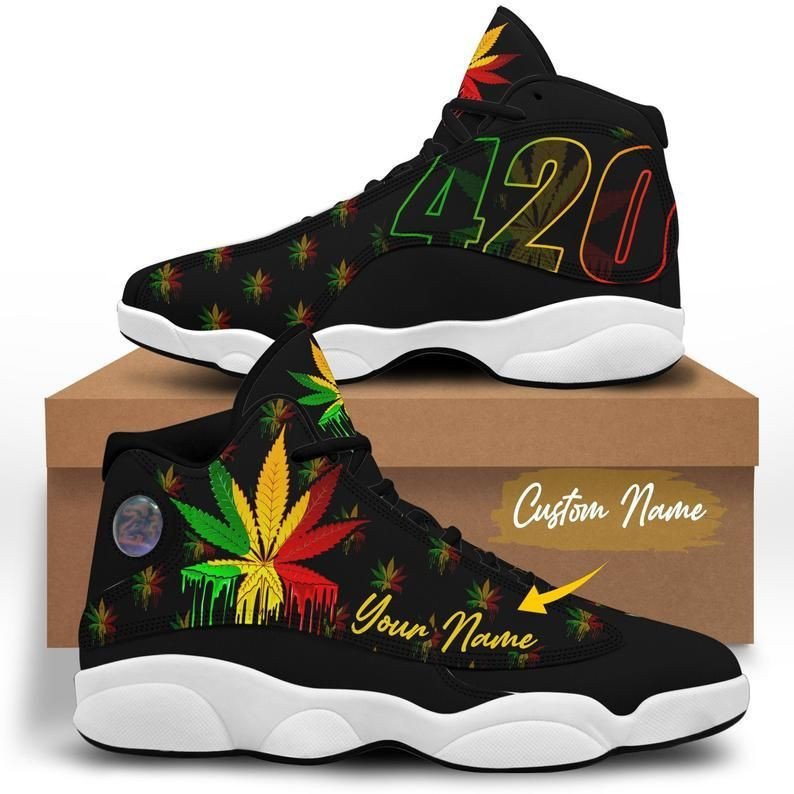Personalized Native Weed Jd13 Sneaker Shoes