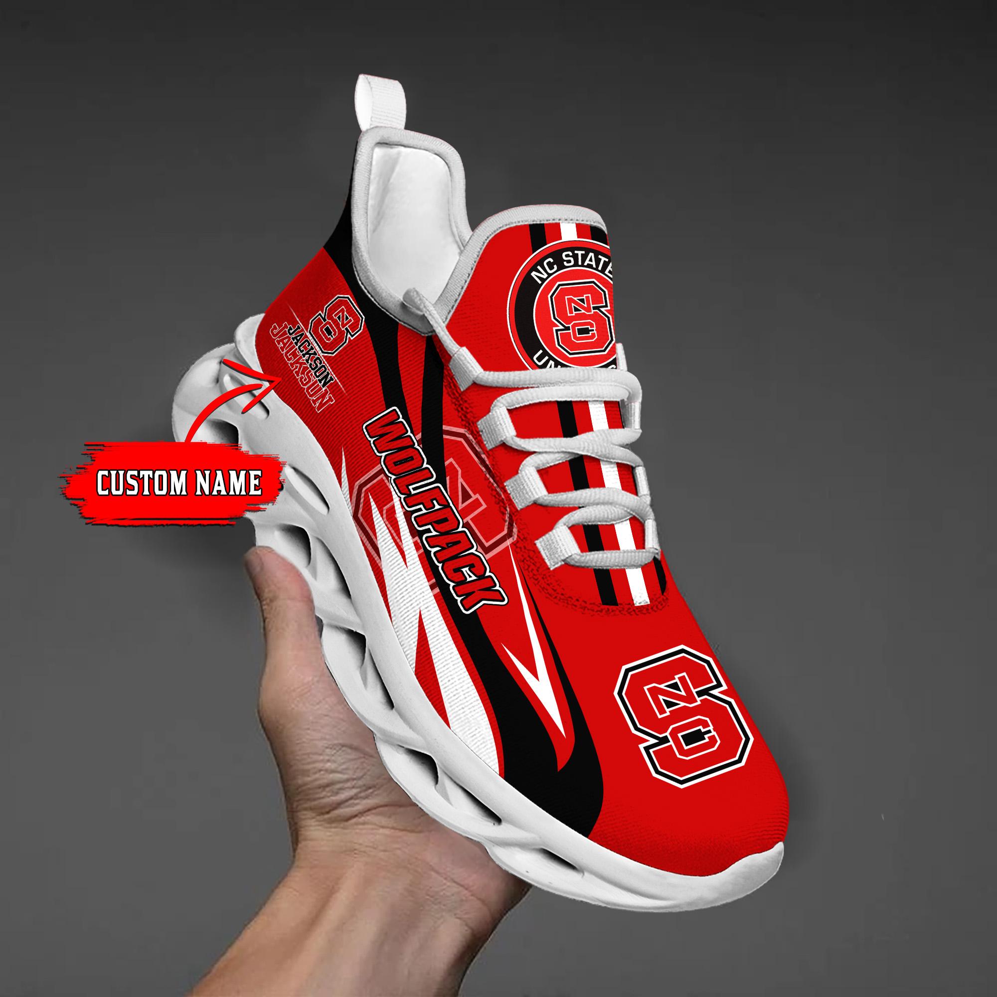 Personalized NC State Wolfpack Max Soul Shoes Sneakers for Men And Women – NCAA Fan Shoes, Team Sneakers