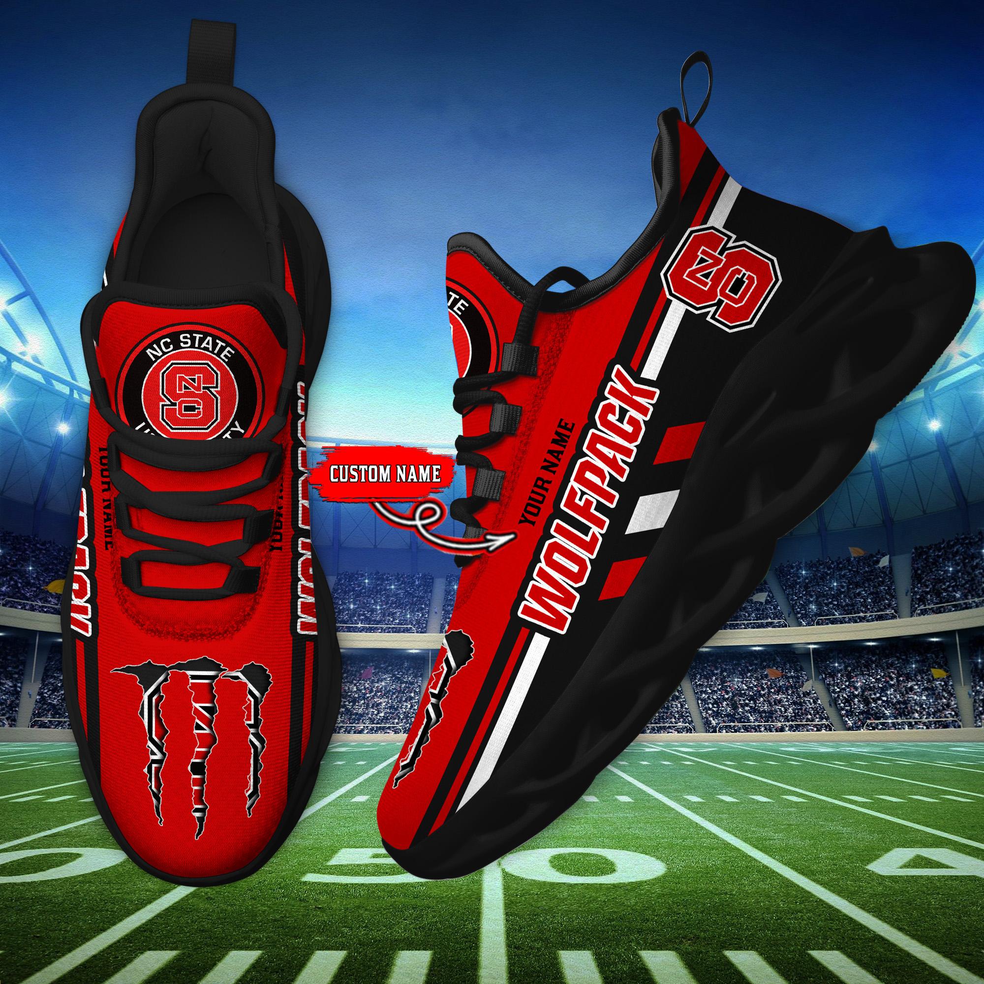 Personalized NC State Wolfpack Max Soul Shoes Sneakers for Men And Women – NCAA Fan Shoes, Team Sneakers - Image 5