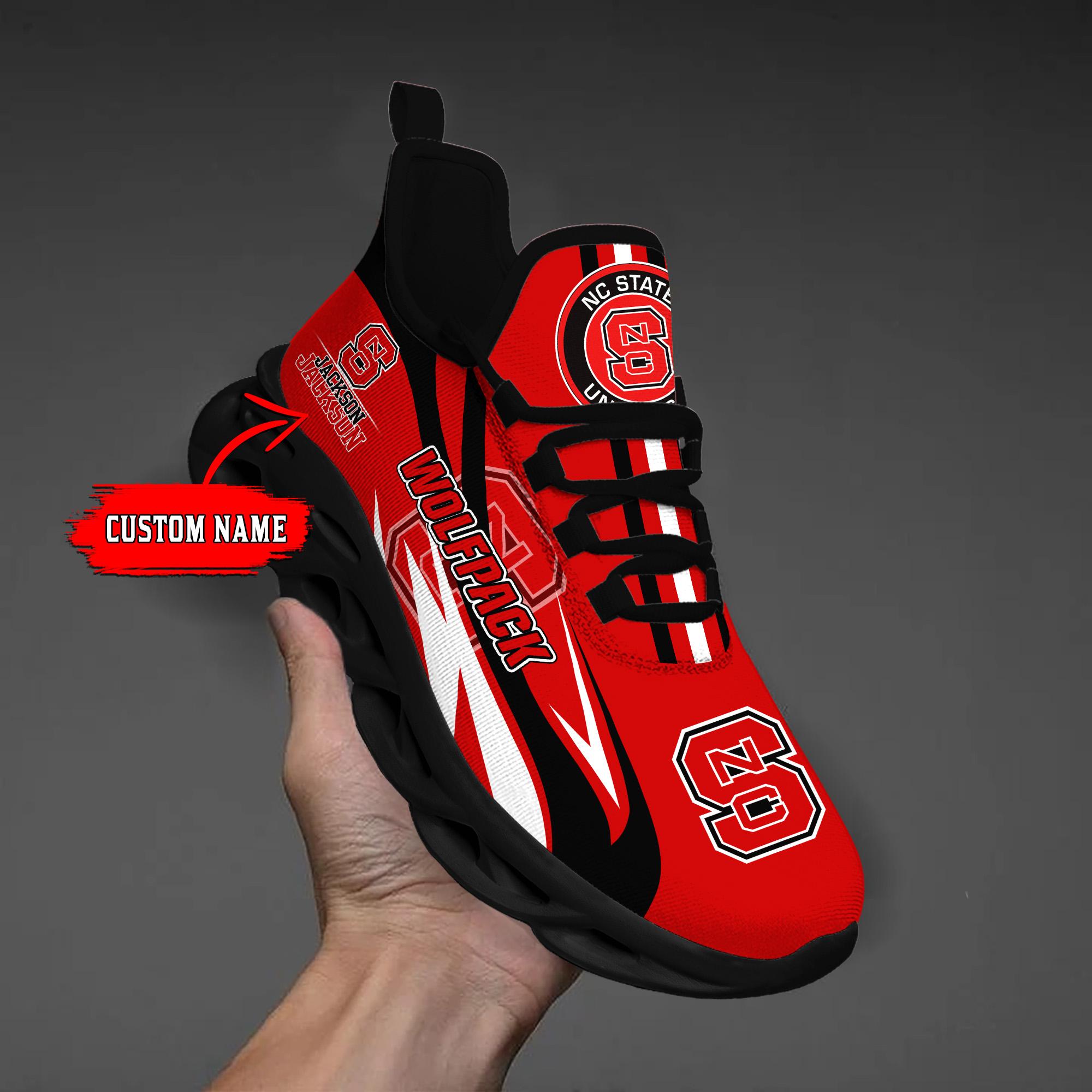 Personalized NC State Wolfpack Max Soul Shoes Sneakers for Men And Women – NCAA Fan Shoes, Team Sneakers - Image 3