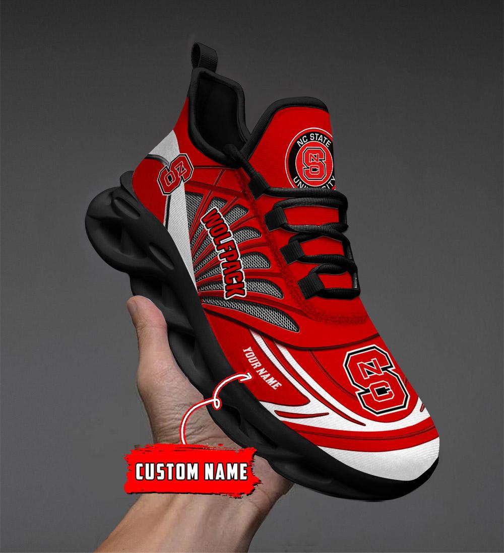 Personalized NC State Wolfpack Max Soul Shoes Sneakers for Men And Women – NCAA Fan Shoes, Team Sneakers - Image 4