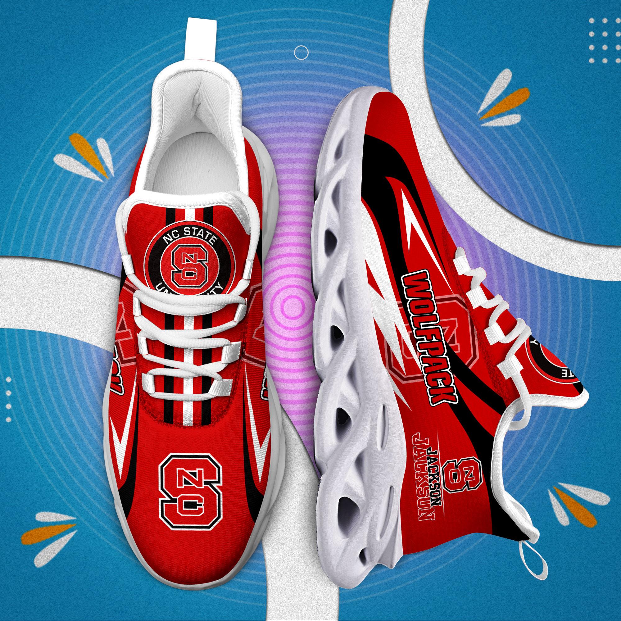 Personalized NC State Wolfpack Max Soul Shoes Sneakers for Men And Women – NCAA Fan Shoes, Team Sneakers - Image 5
