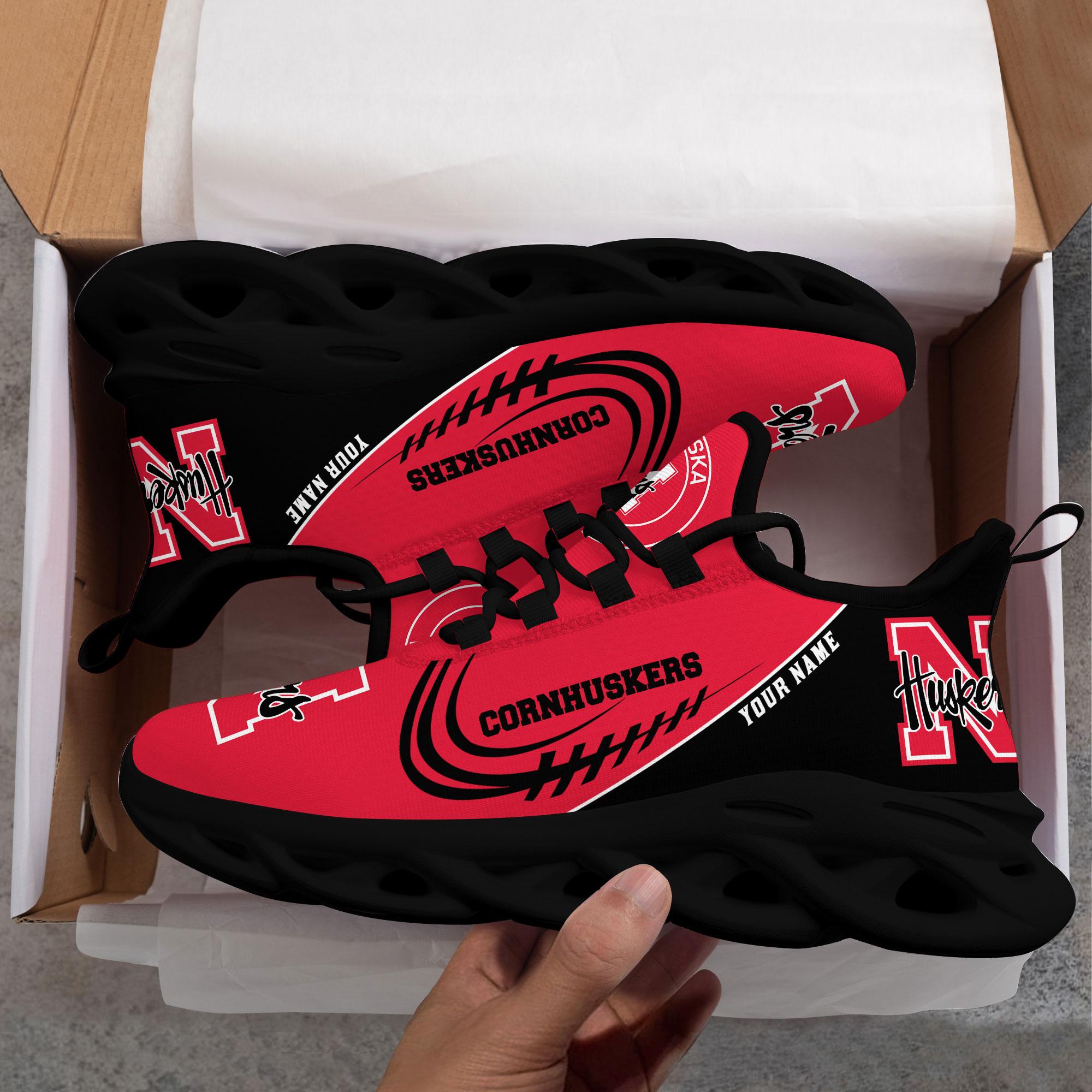 Personalized Nebraska Cornhuskers Max Soul Shoes Sneakers for Men And Women – NCAA Fan Shoes, Team Sneakers - Image 5