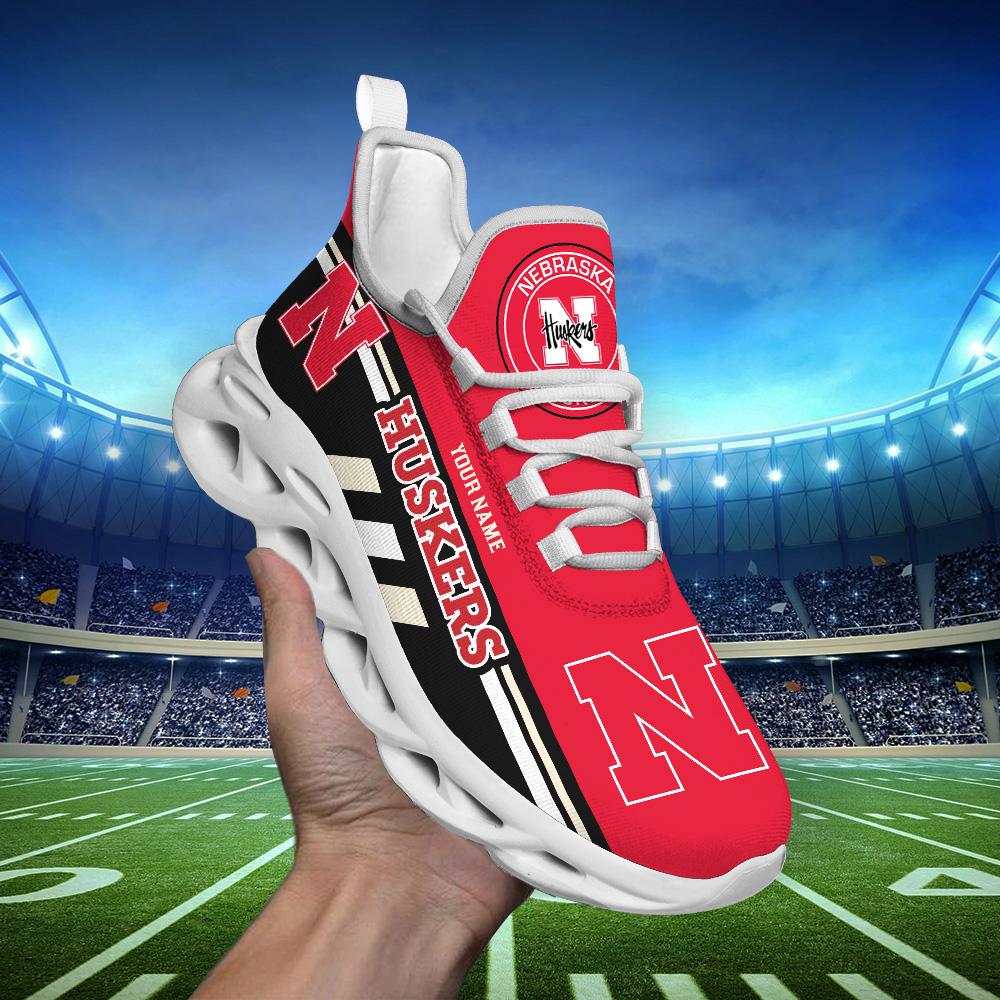 Personalized Nebraska Cornhuskers Max Soul Shoes Sneakers for Men And Women – NCAA Fan Shoes, Team Sneakers
